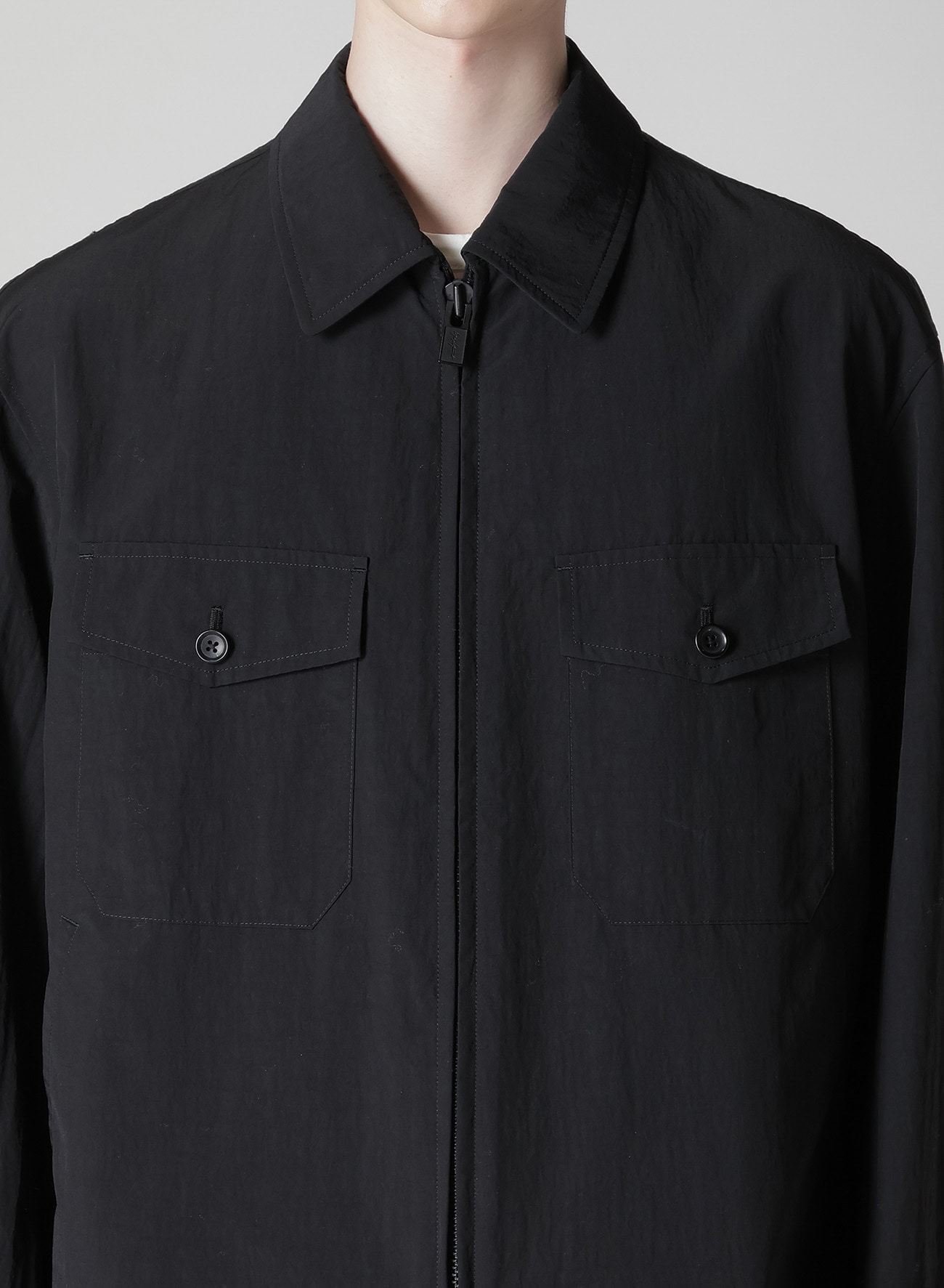 NYLON WEATHER FLAP POCKET BLUSON