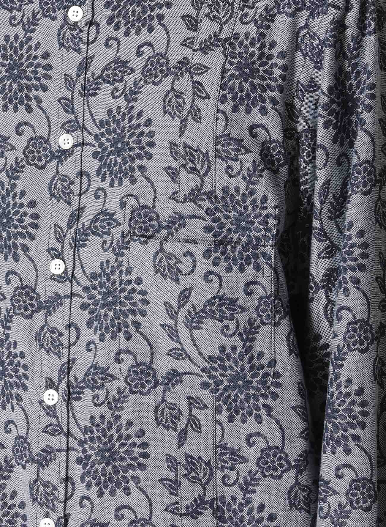 INDIGO JACQUARD SHIRT