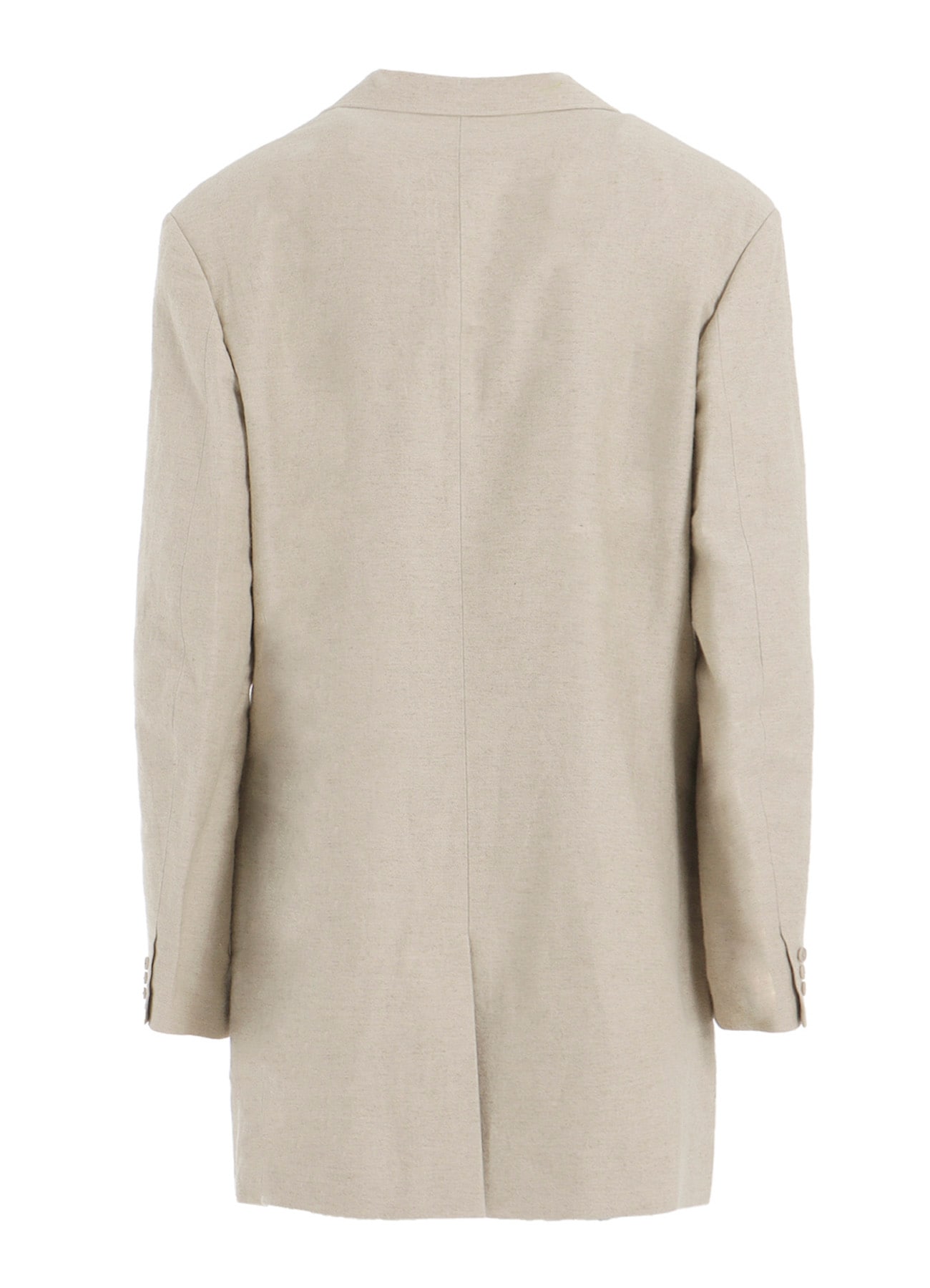 COTTN LINEN DOUBLE SATIN JACKET WITH 5-BUTTONS