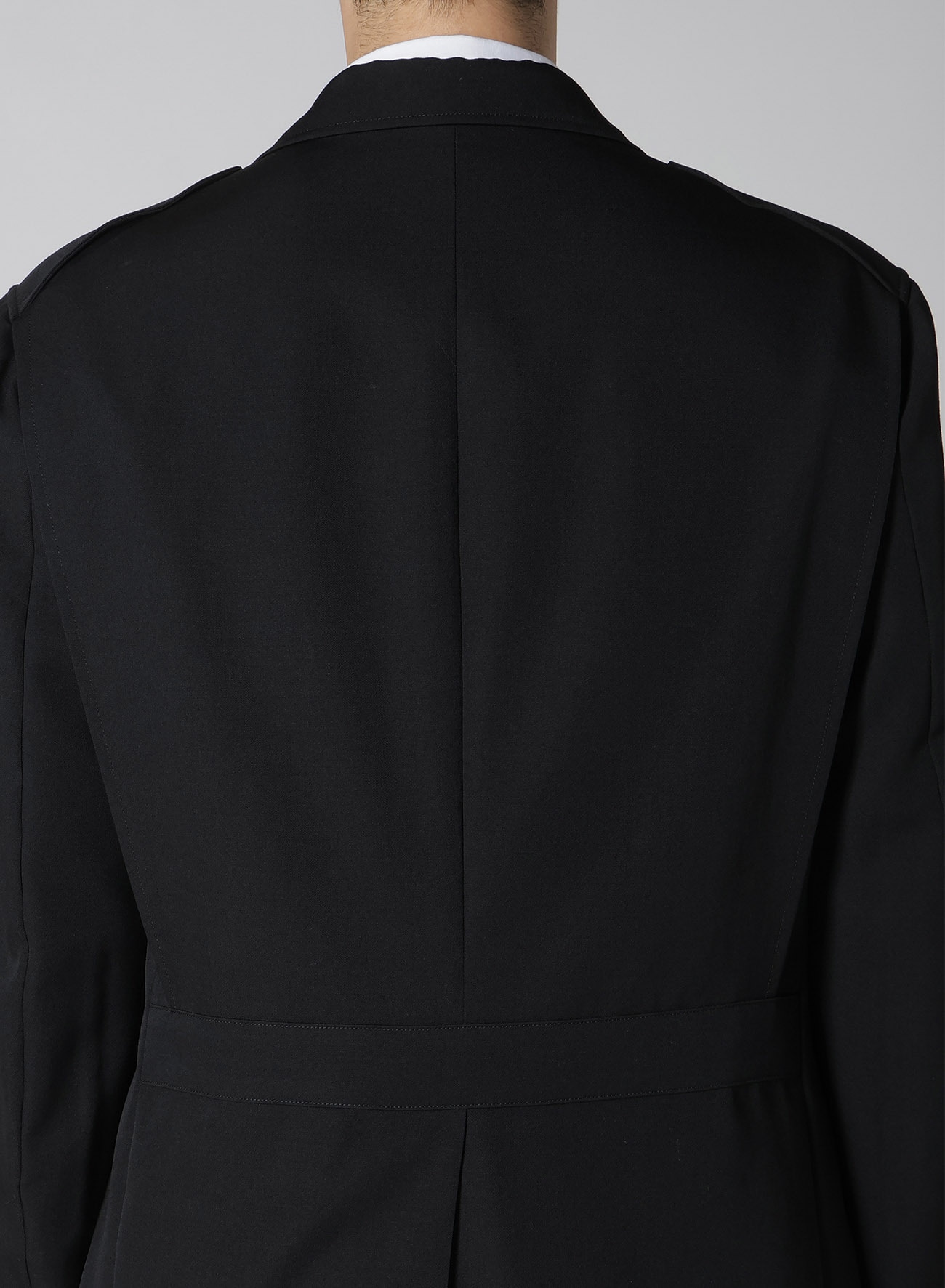 GABARDINE ACTION PLEATS JACKET