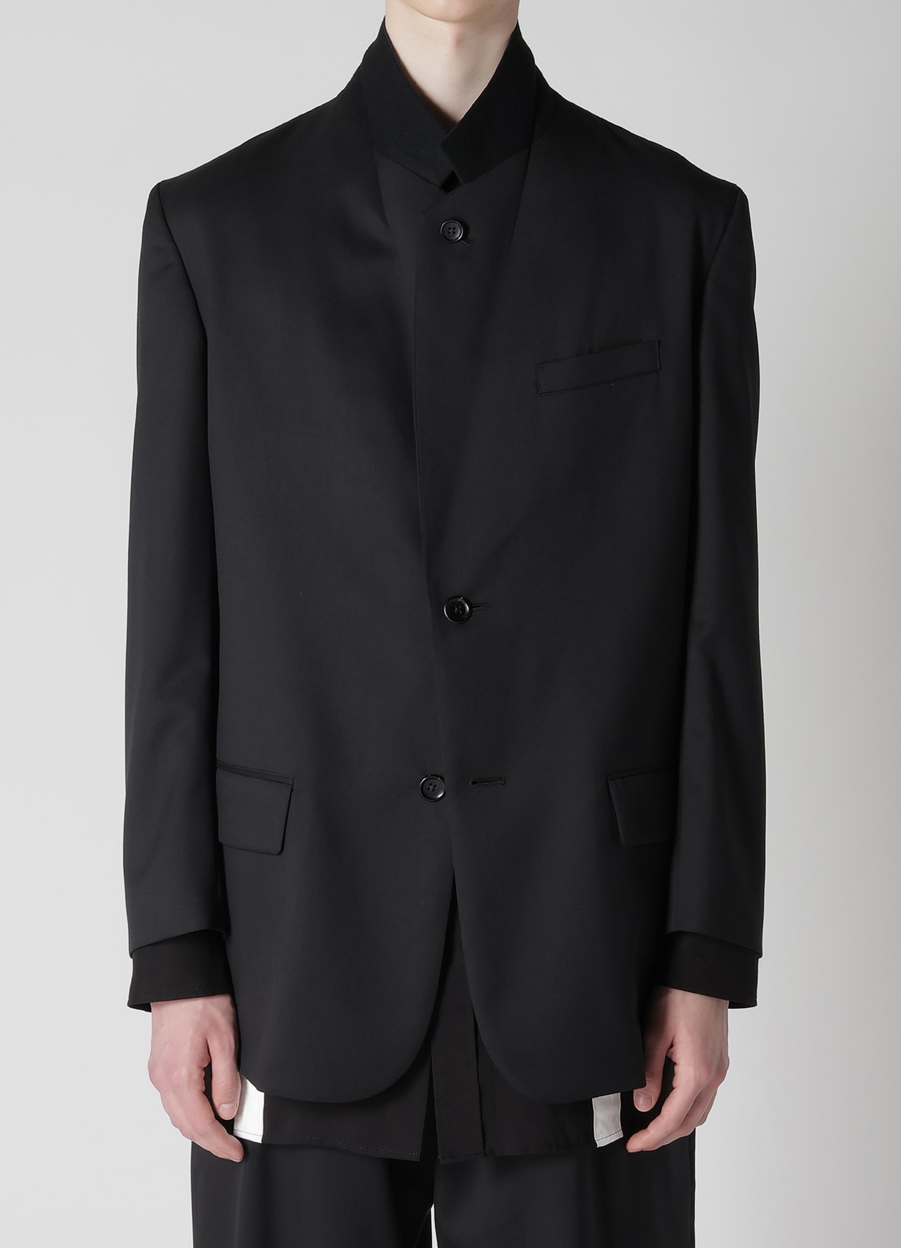SUIT GABARDINE JACKET WITH 2-BUTTONS