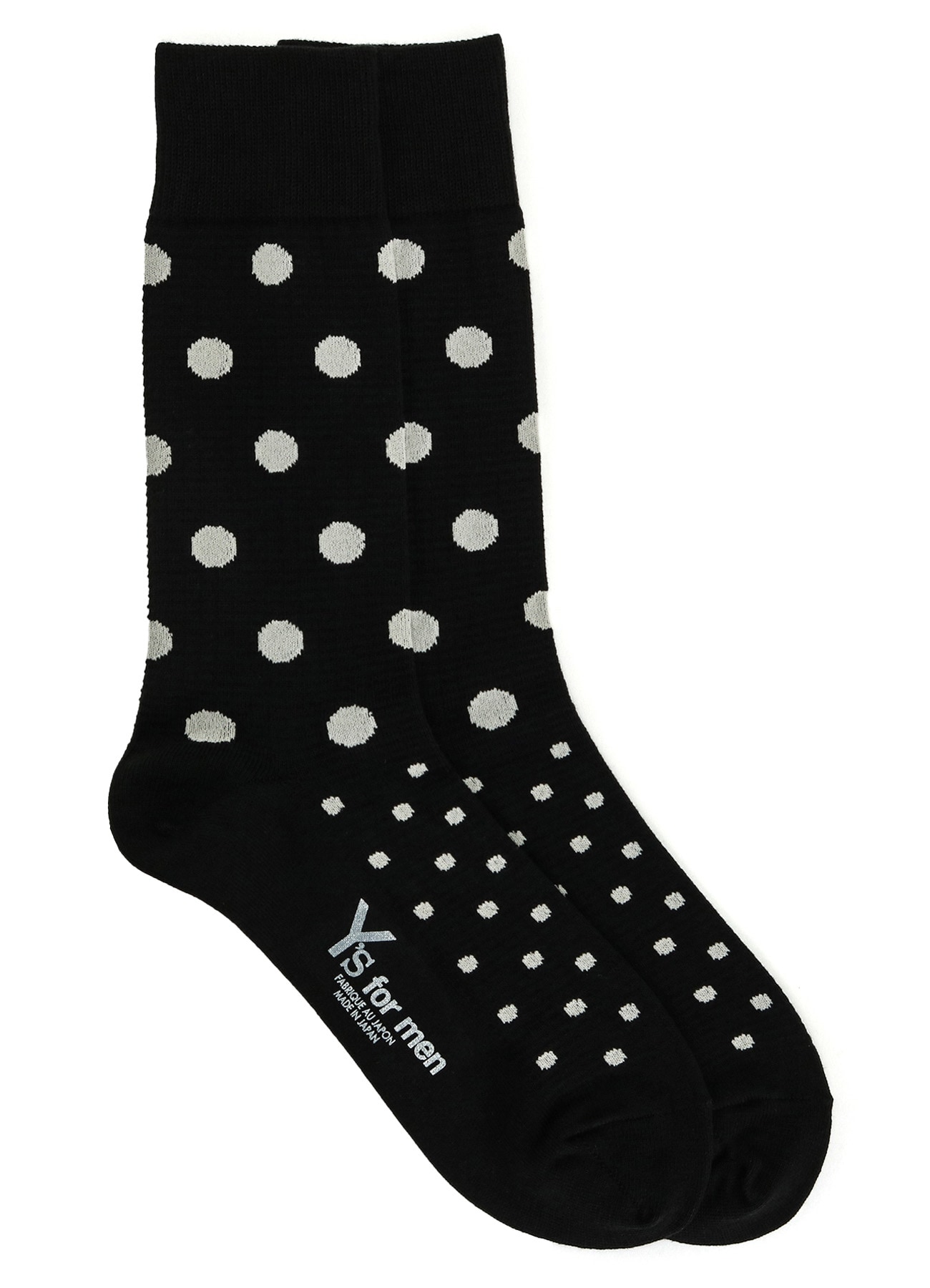 COTTON ACRYLIC NYLON LATTICE DOT SOCKS