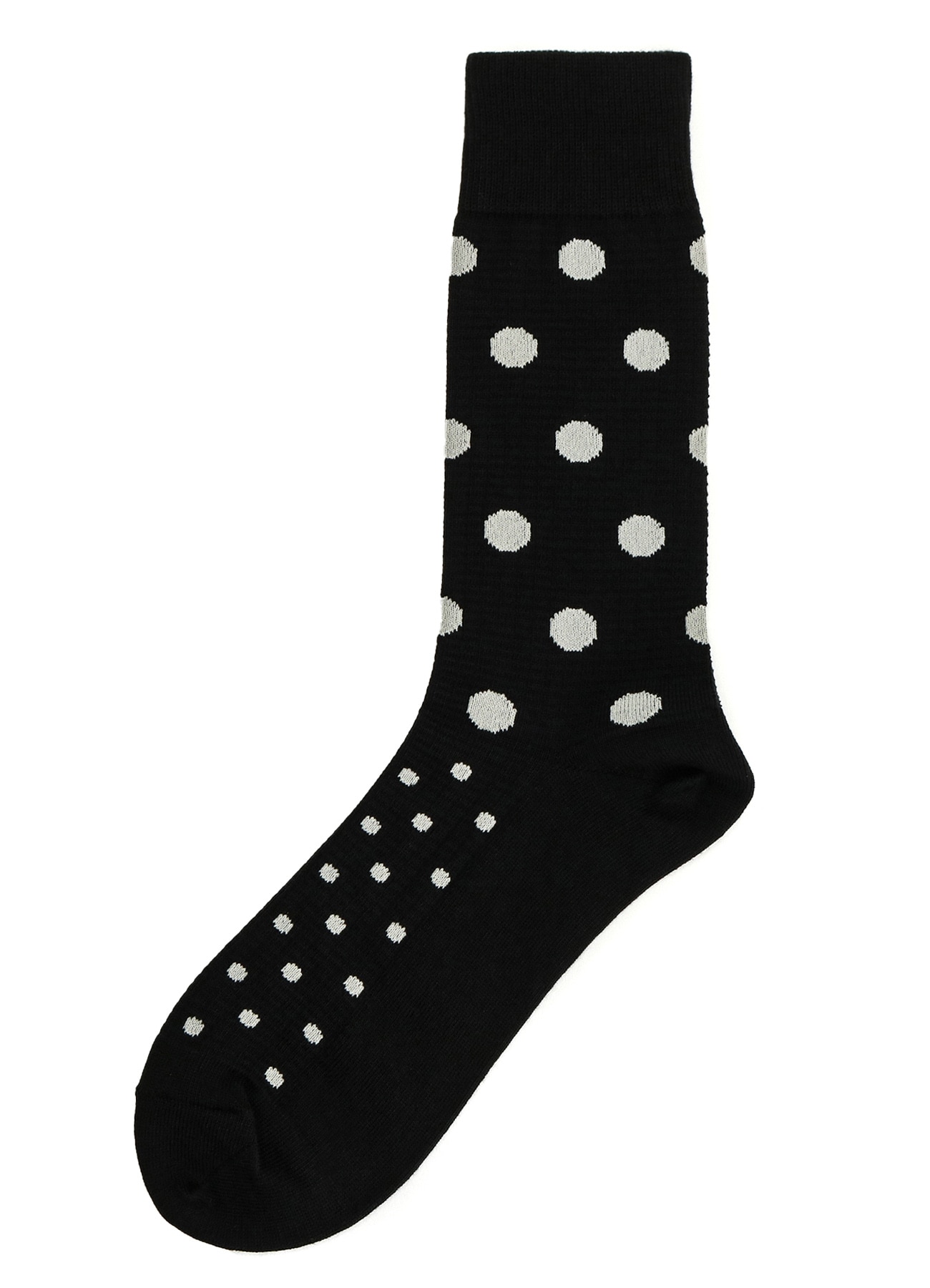 COTTON ACRYLIC NYLON LATTICE DOT SOCKS