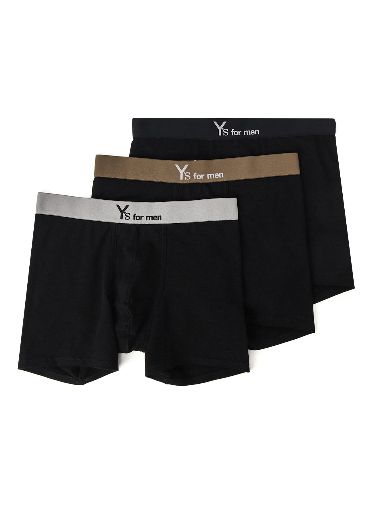 Y's for men 3PAC BOXER BRIEFS