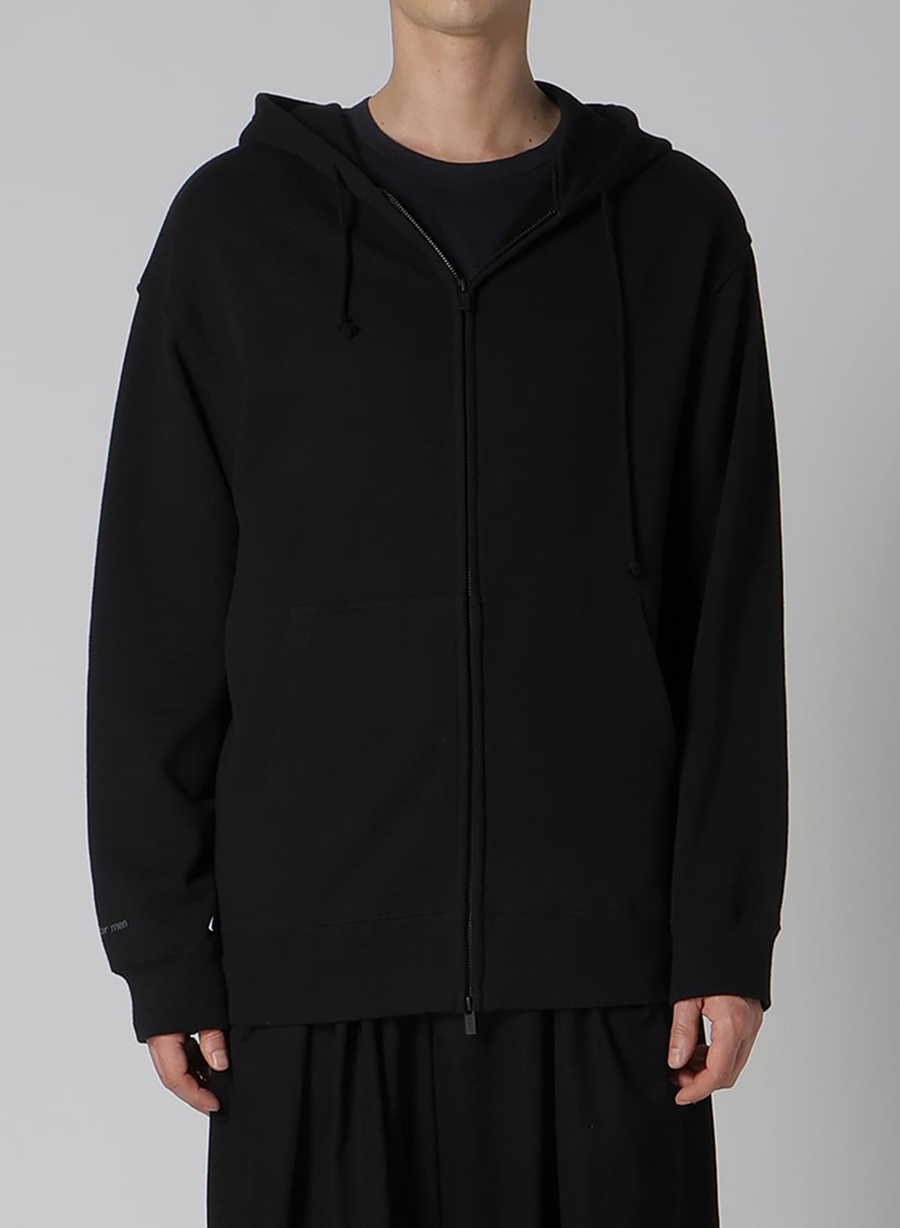 FLEECE HOODIE WITH LOGO PRINT