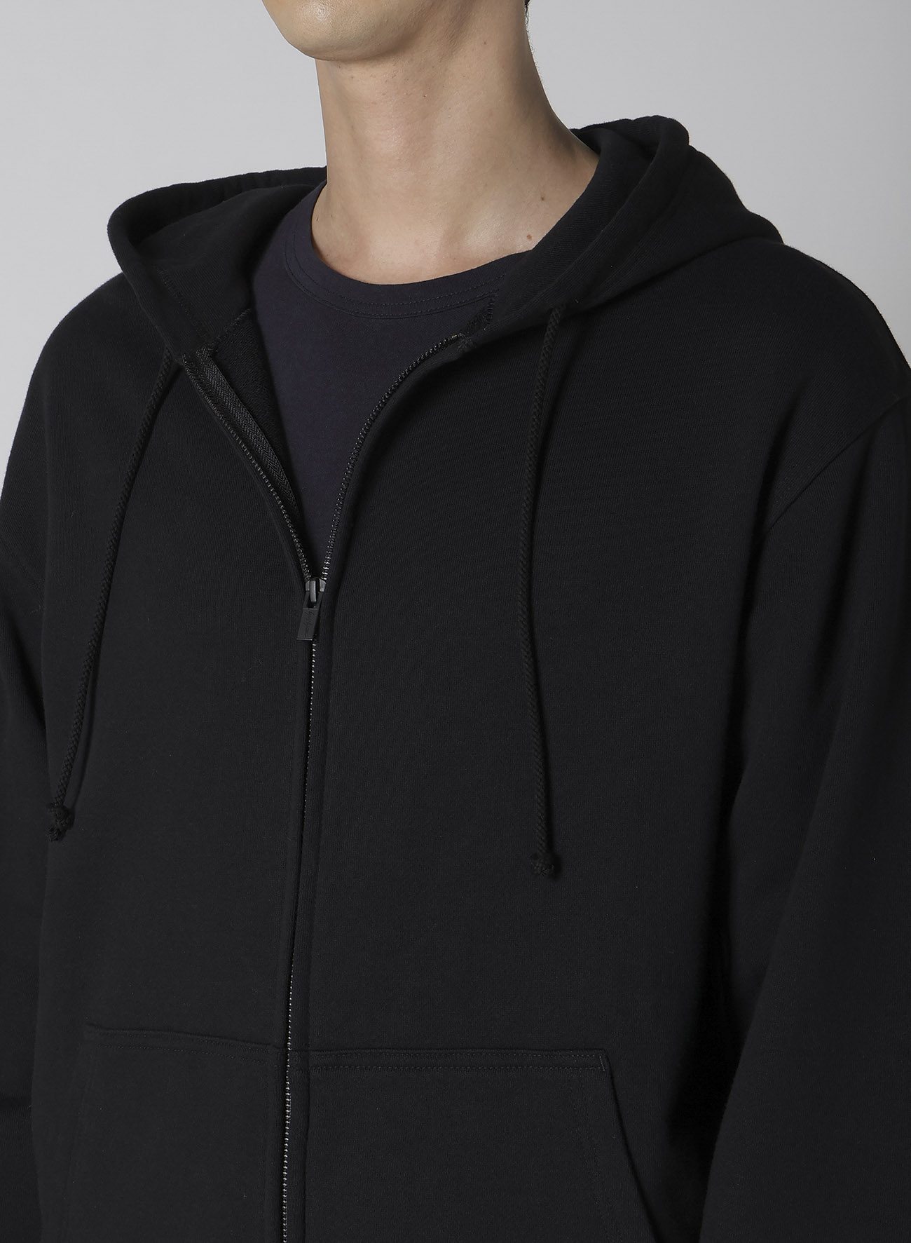 FLEECE HOODIE WITH LOGO PRINT