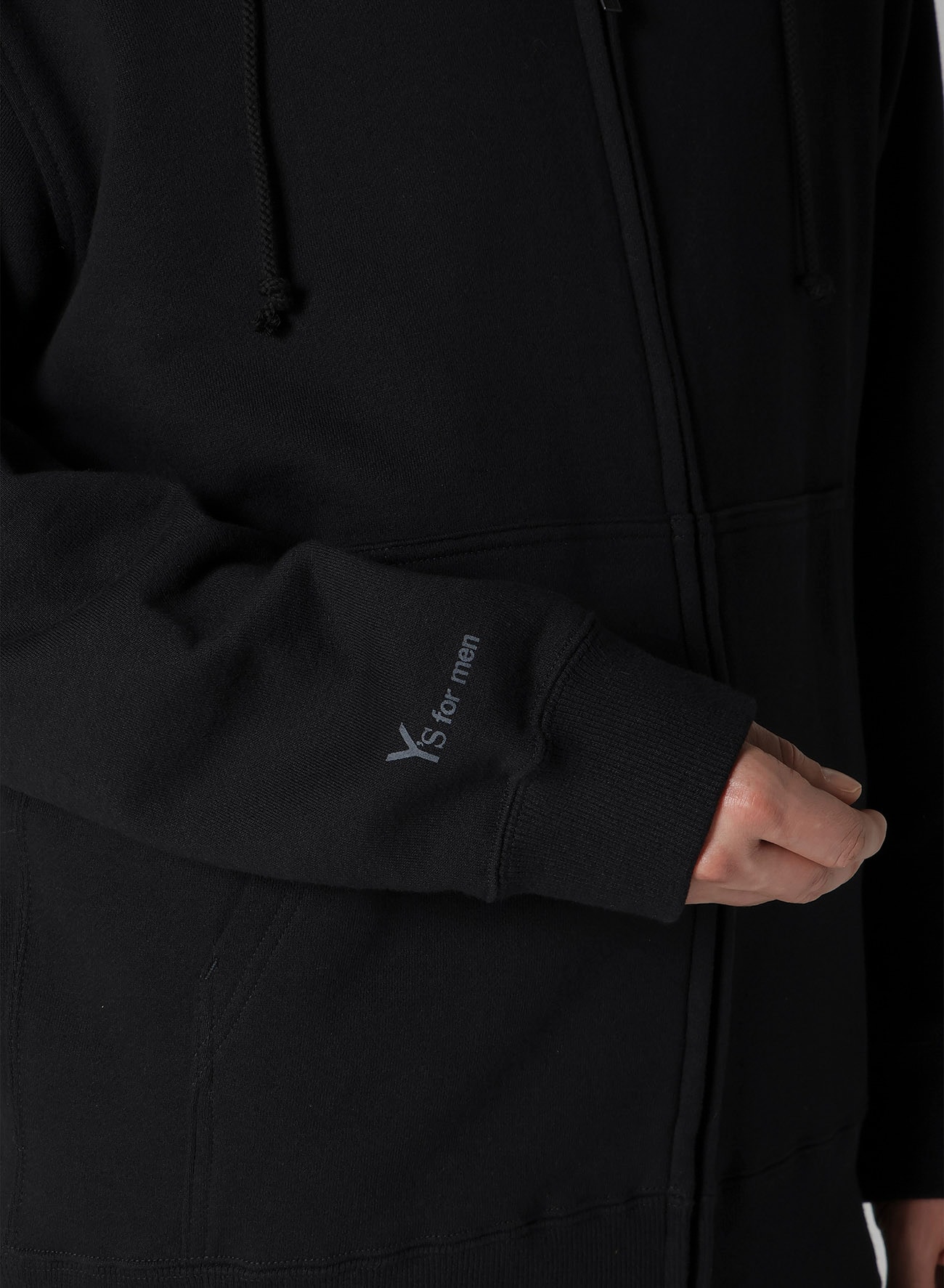 FLEECE HOODIE WITH LOGO PRINT