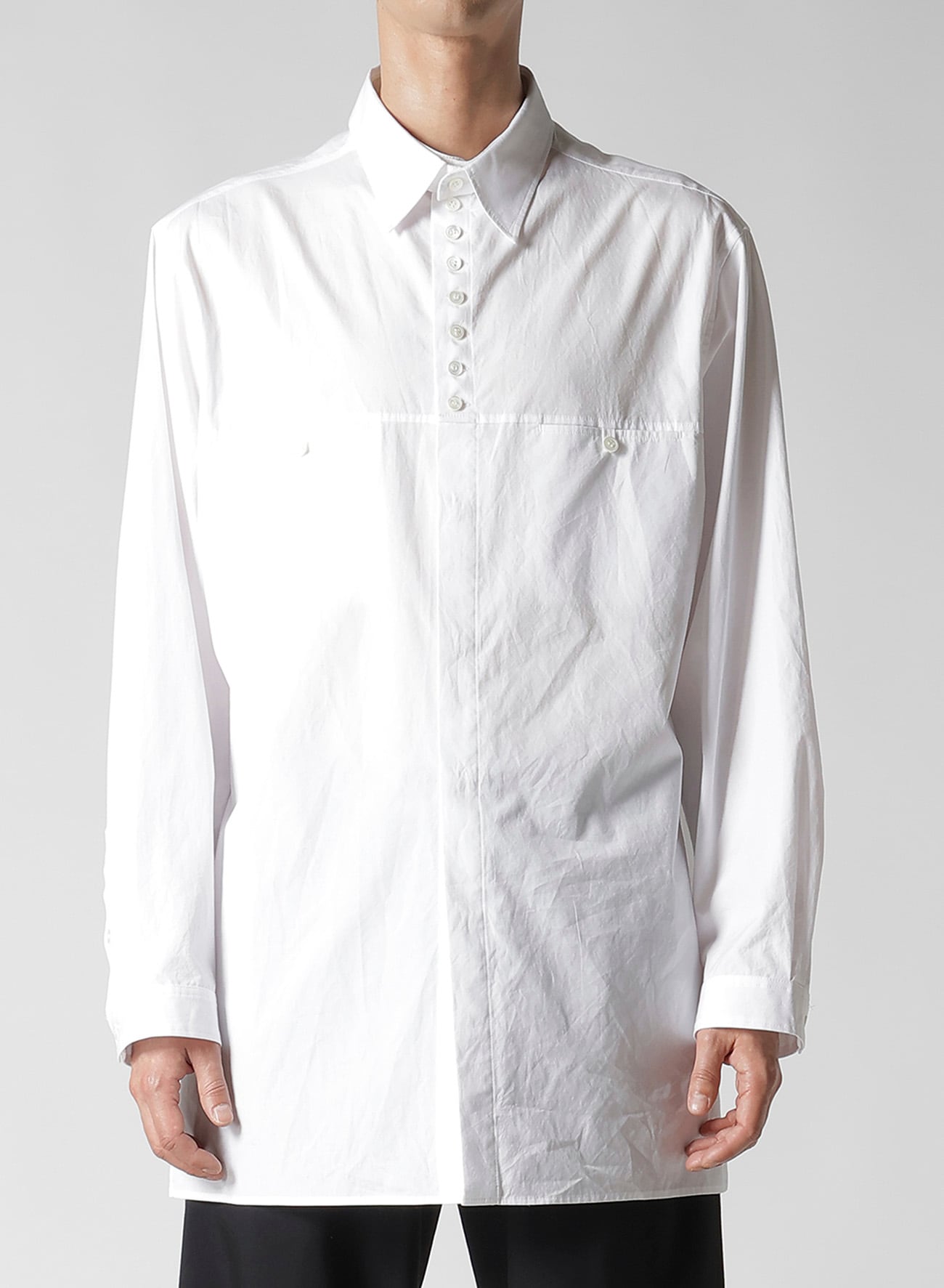 100/2 BROAD BUTTON SHIRT WITH SPARE COLLAR