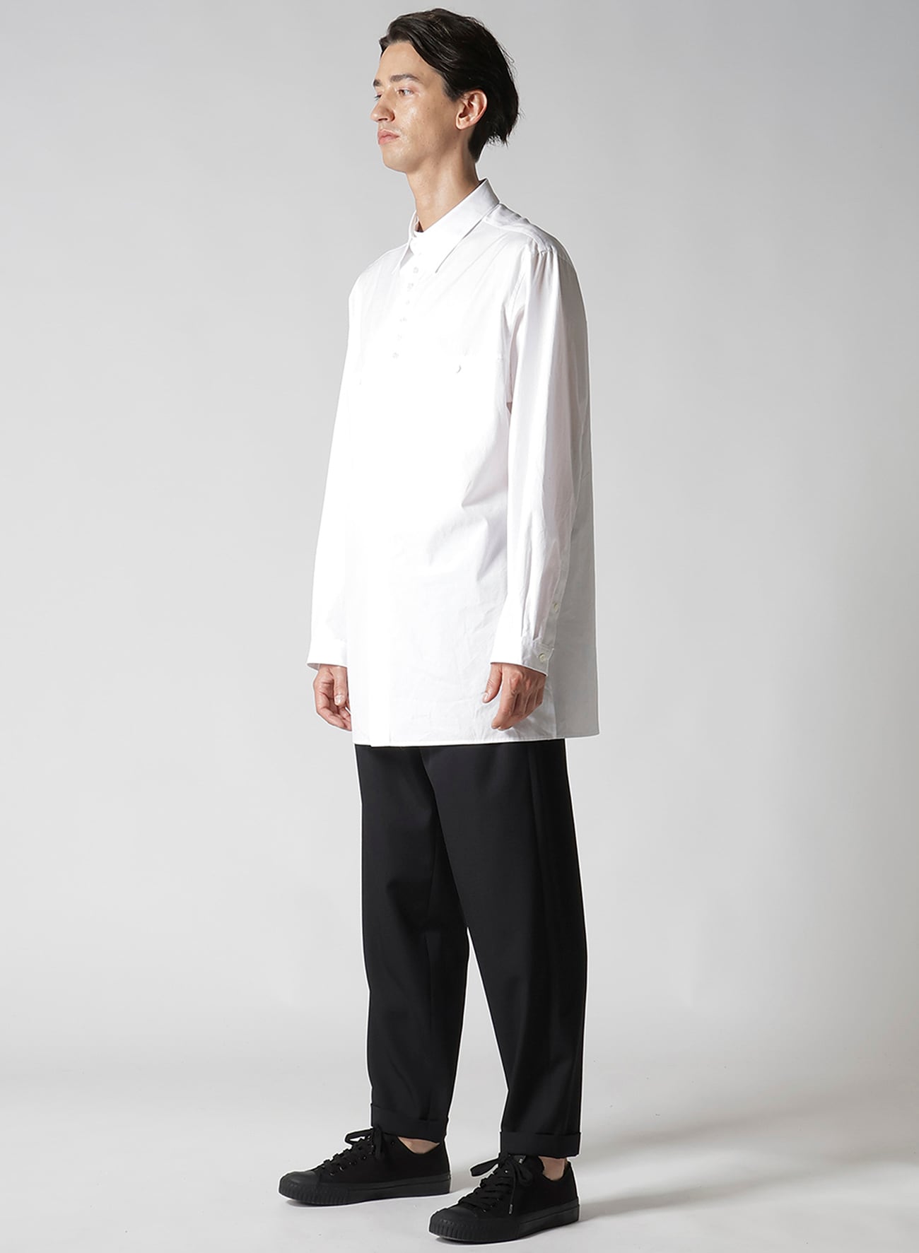 100/2 BROAD BUTTON SHIRT WITH SPARE COLLAR