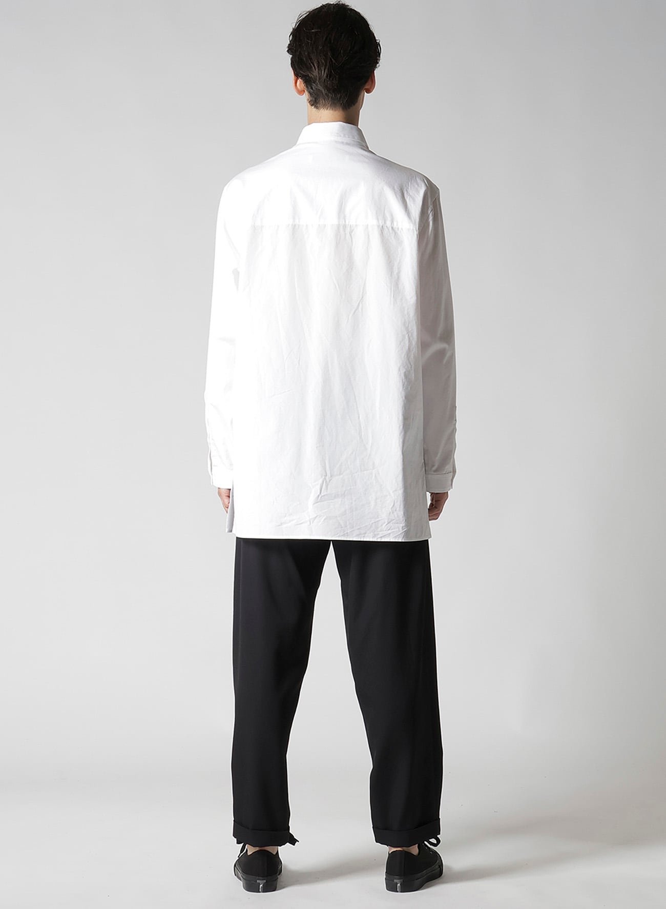 100/2 BROAD BUTTON SHIRT WITH SPARE COLLAR