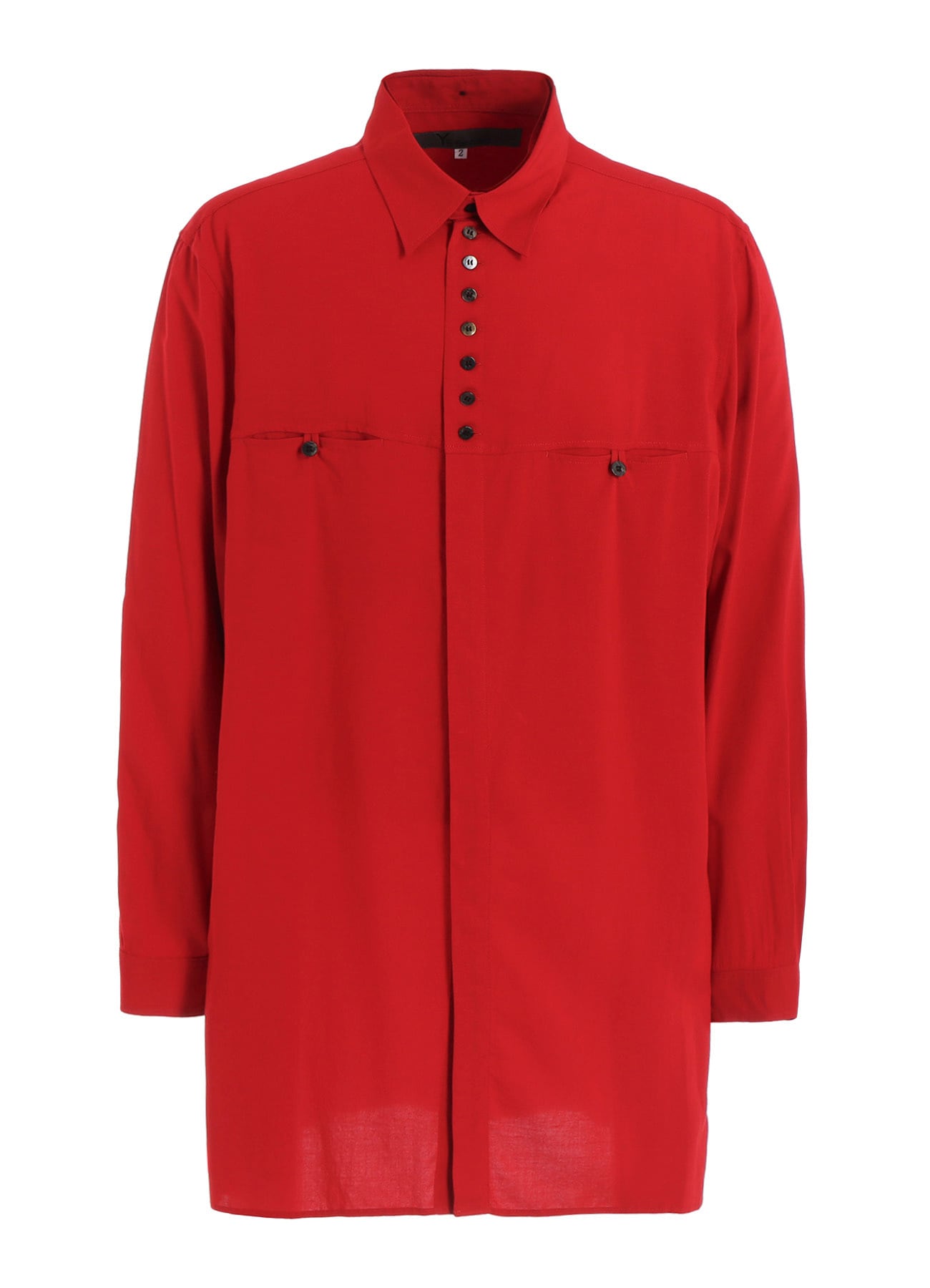 RAYON LAWN BUTTON SHIRT WITH SPARE COLLAR