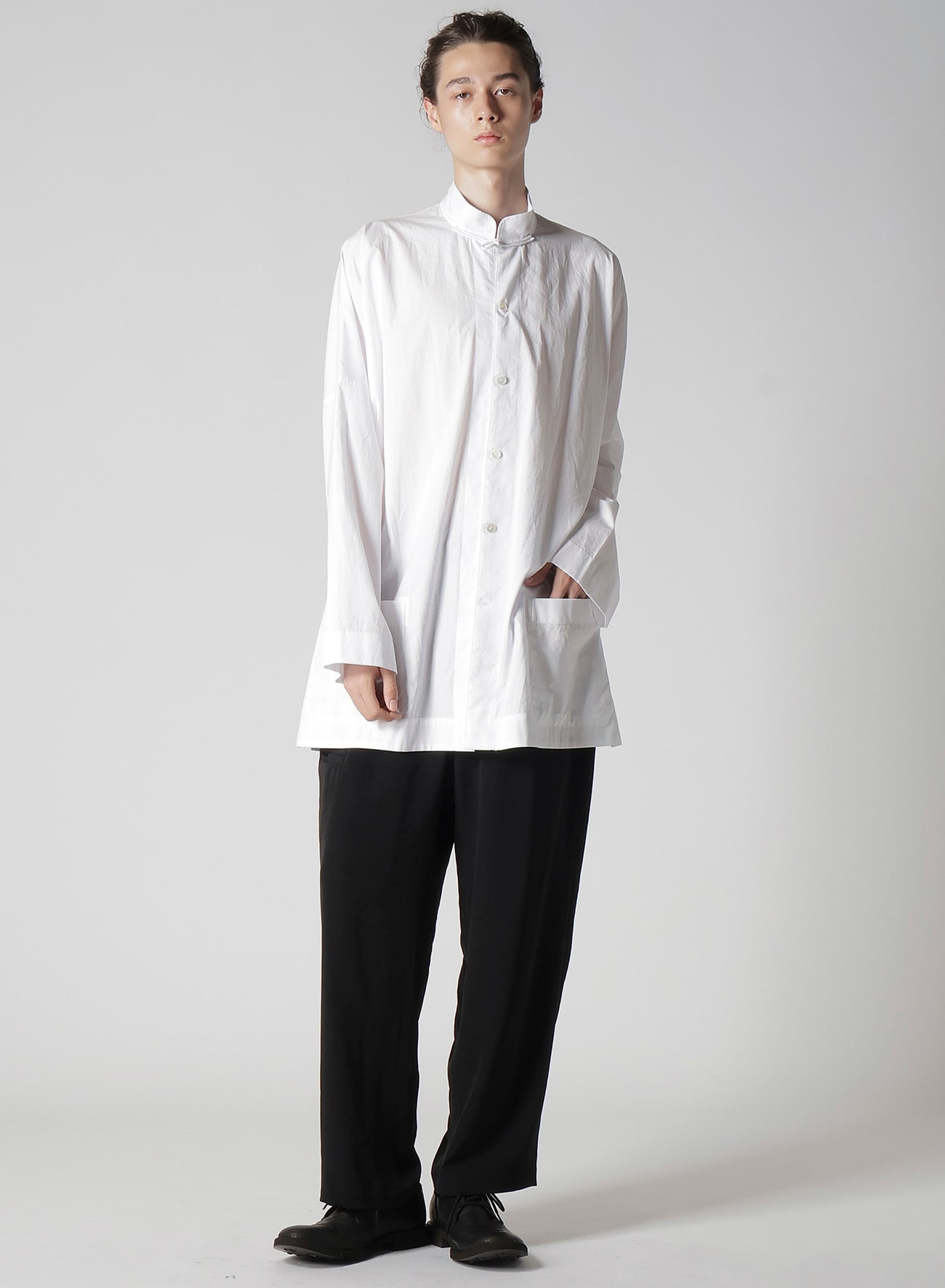 100/2 BROAD SHIRT WITH STAND COLLAR