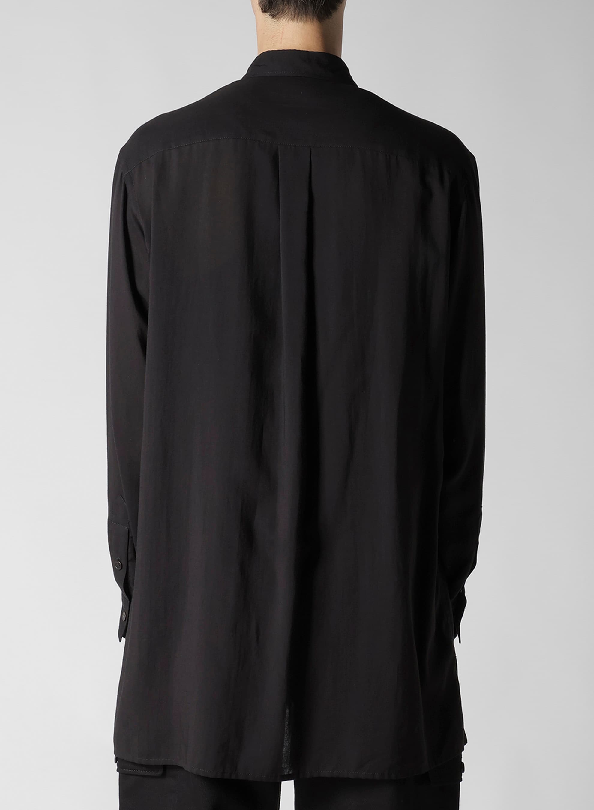 REGULAR COLLAR SHIRT WITH BLACK FLOWER PRINT