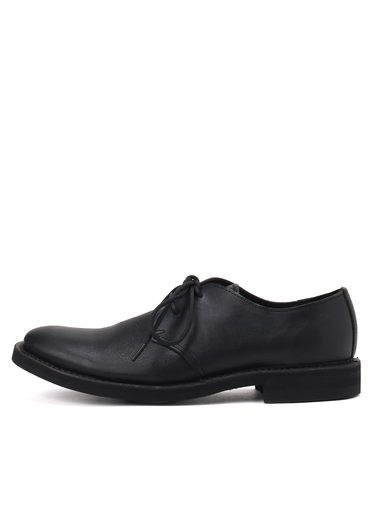 OIL WAX LEATHER PLAIN TOE SHOES