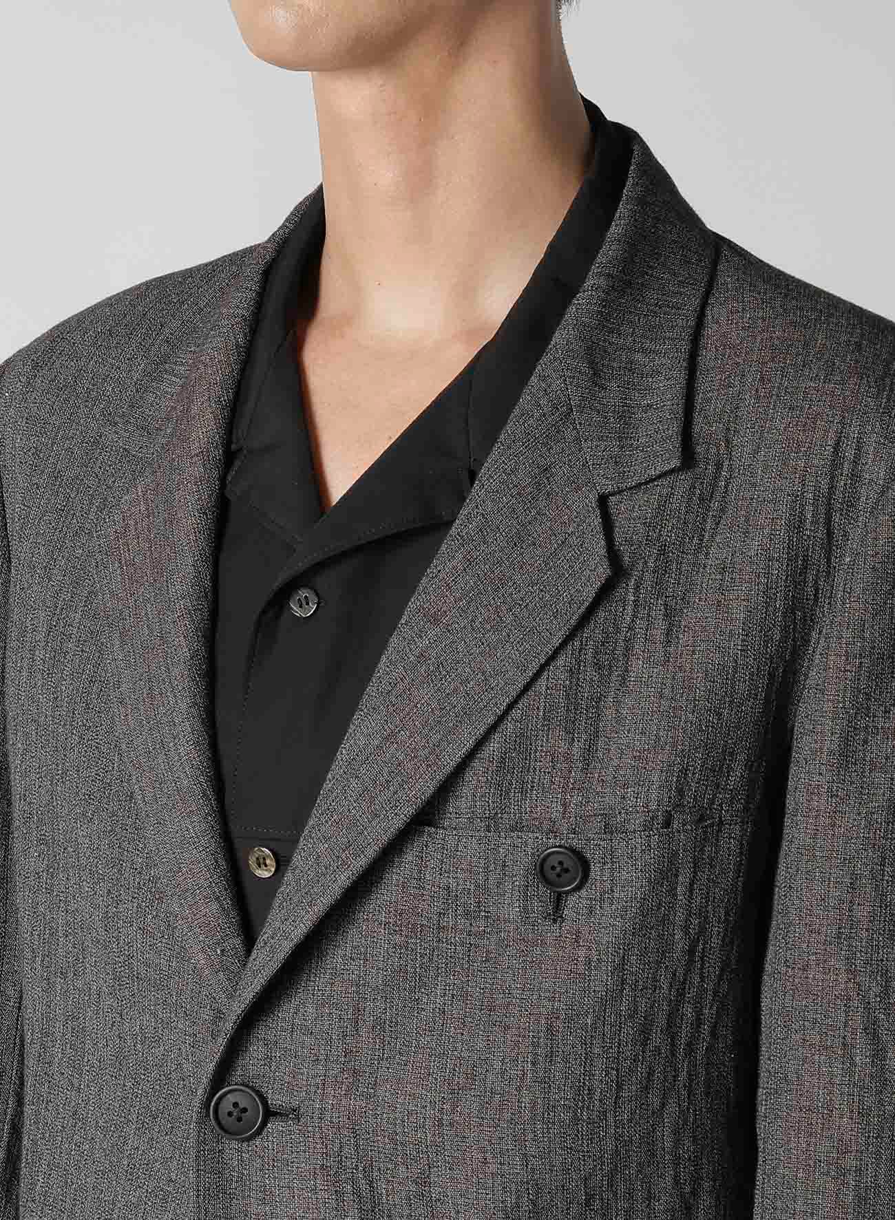 HEATHER KHADI JACKET WITH PARALLEL PANELED