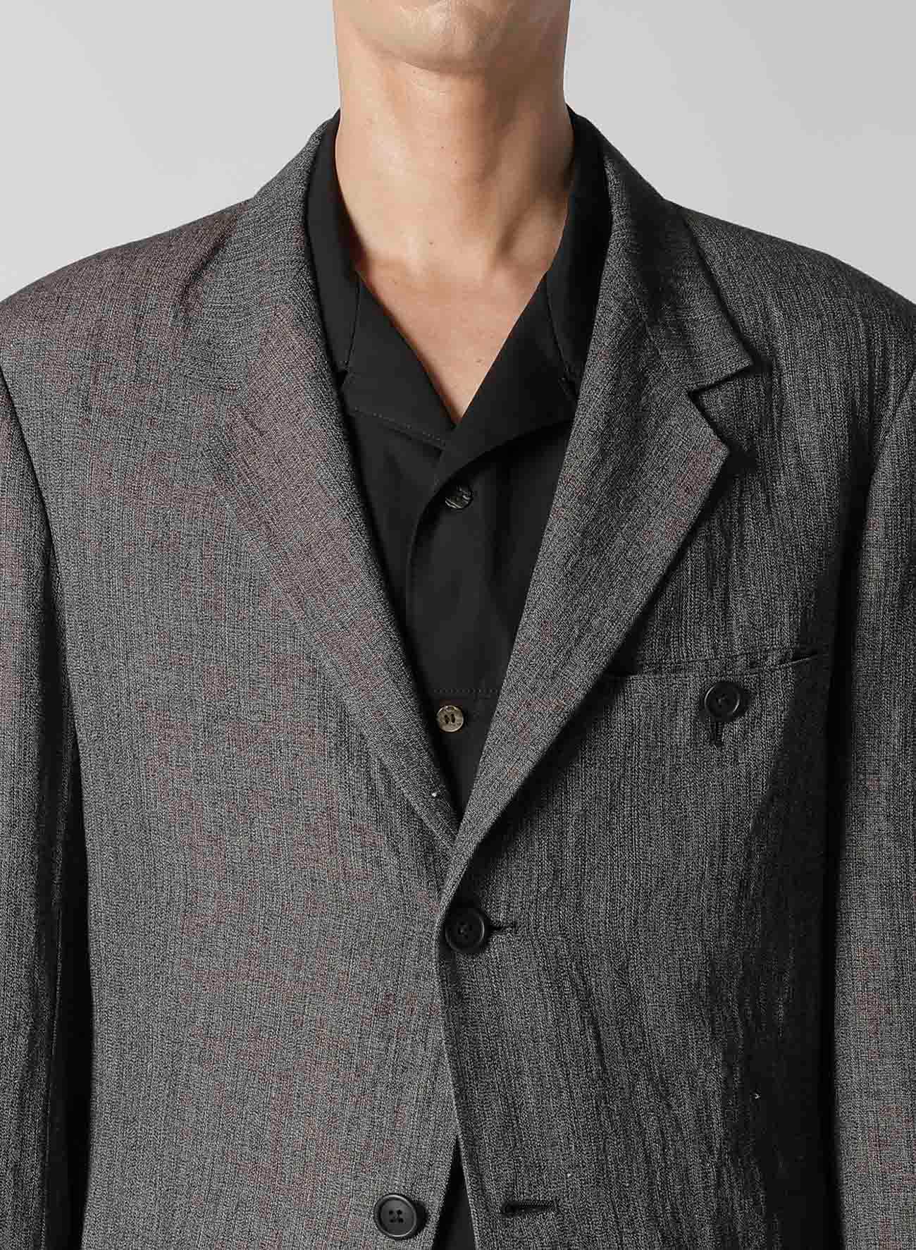 HEATHER KHADI JACKET WITH PARALLEL PANELED