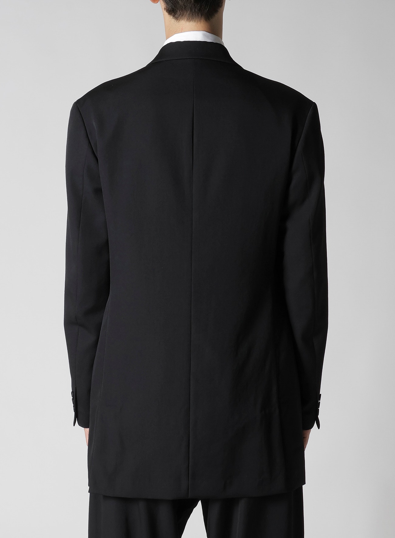 WOOL GABARDINE JACKET WITH RIGHT POCKET