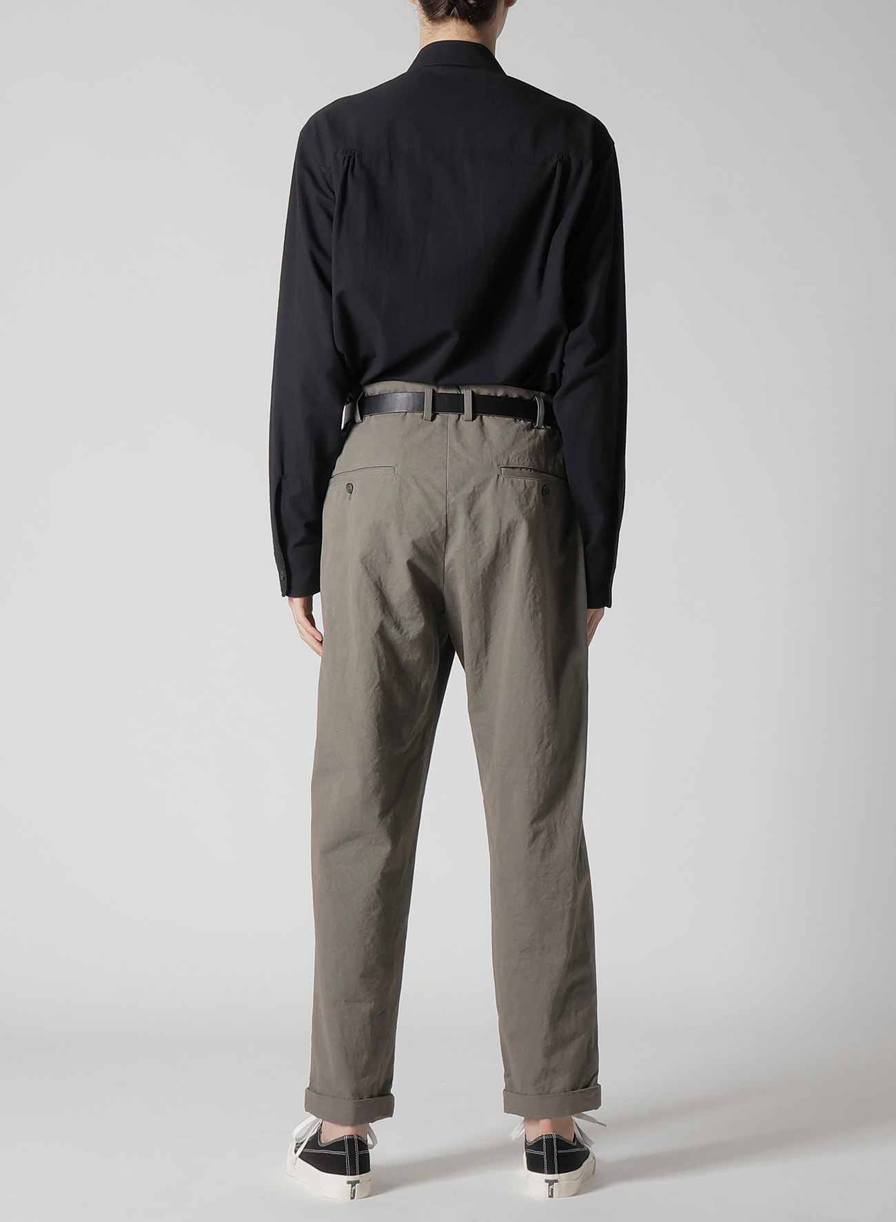 【1/11 10:00 Release】COTTON POPLIN PANTS WITH WAIST GATHERED