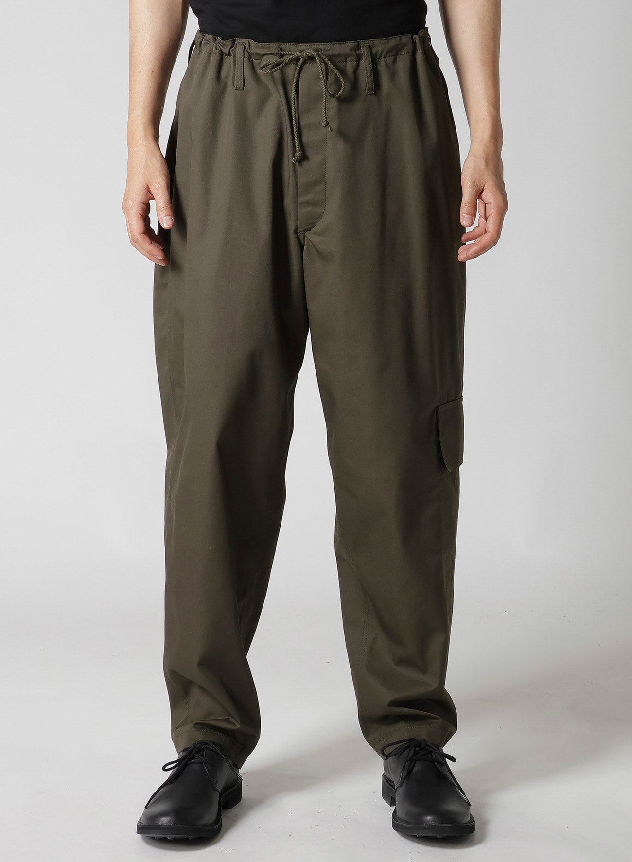 T/C TWILL PANTS WITH  SIDE SEAM TUCK