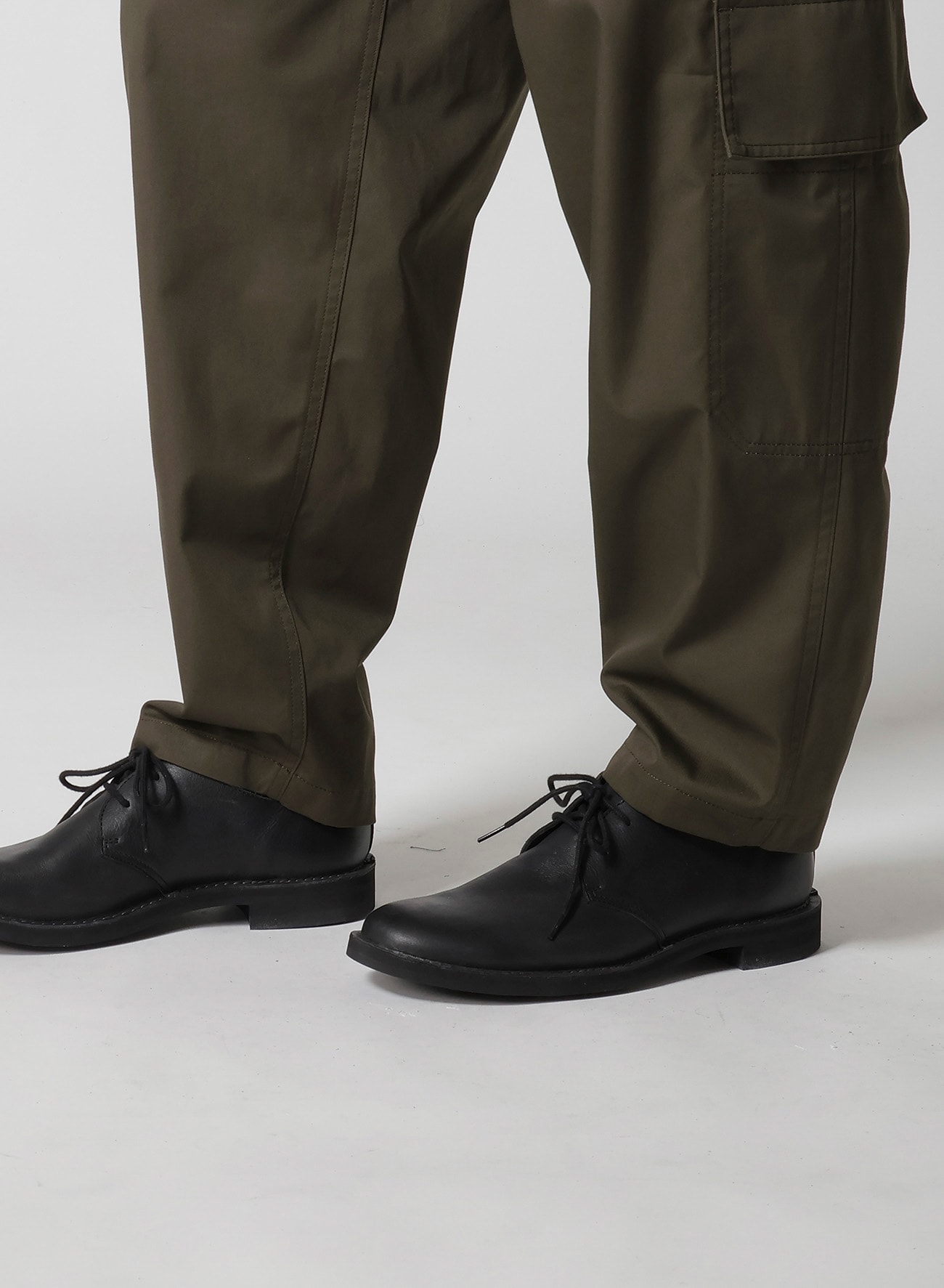 T/C TWILL PANTS WITH  SIDE SEAM TUCK