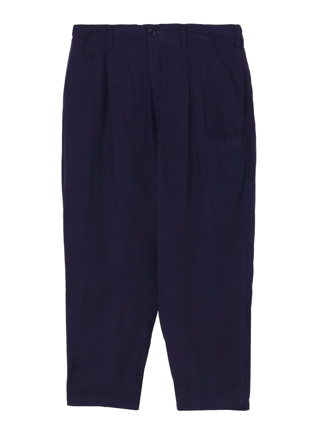 CELLULOSE VIYELLA PANTS WITH SIDE TUCK