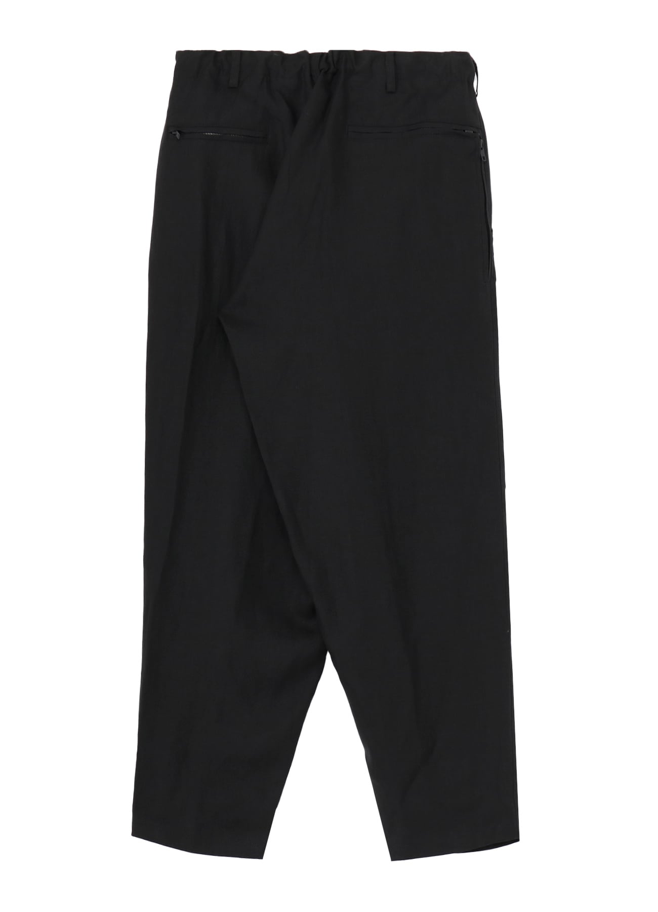 Y's for men x 120% LINO LINEN BACK SIDE ZIPPER PANTS