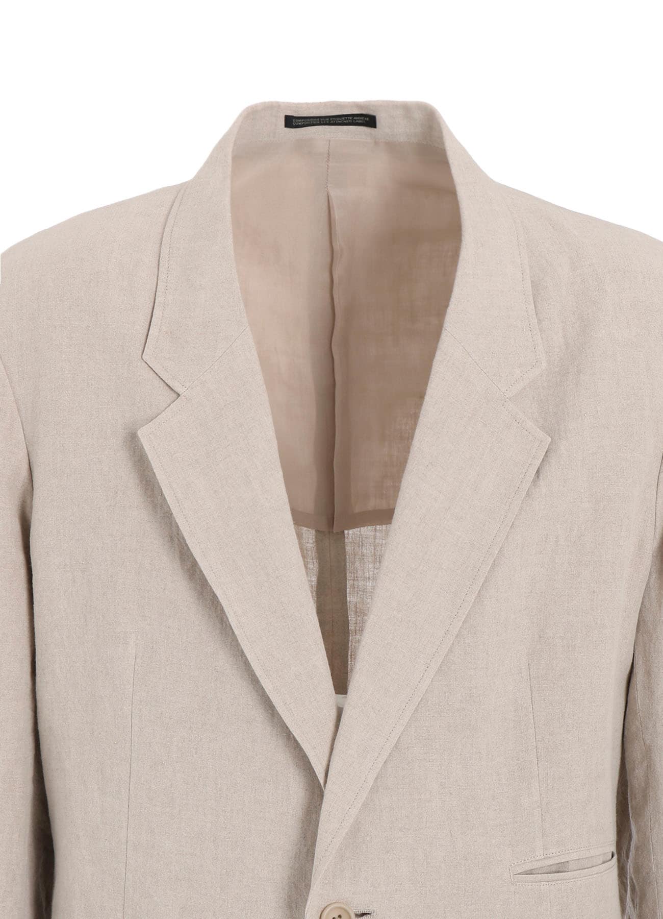 40 LINEN 2-BUTTONS JACKET