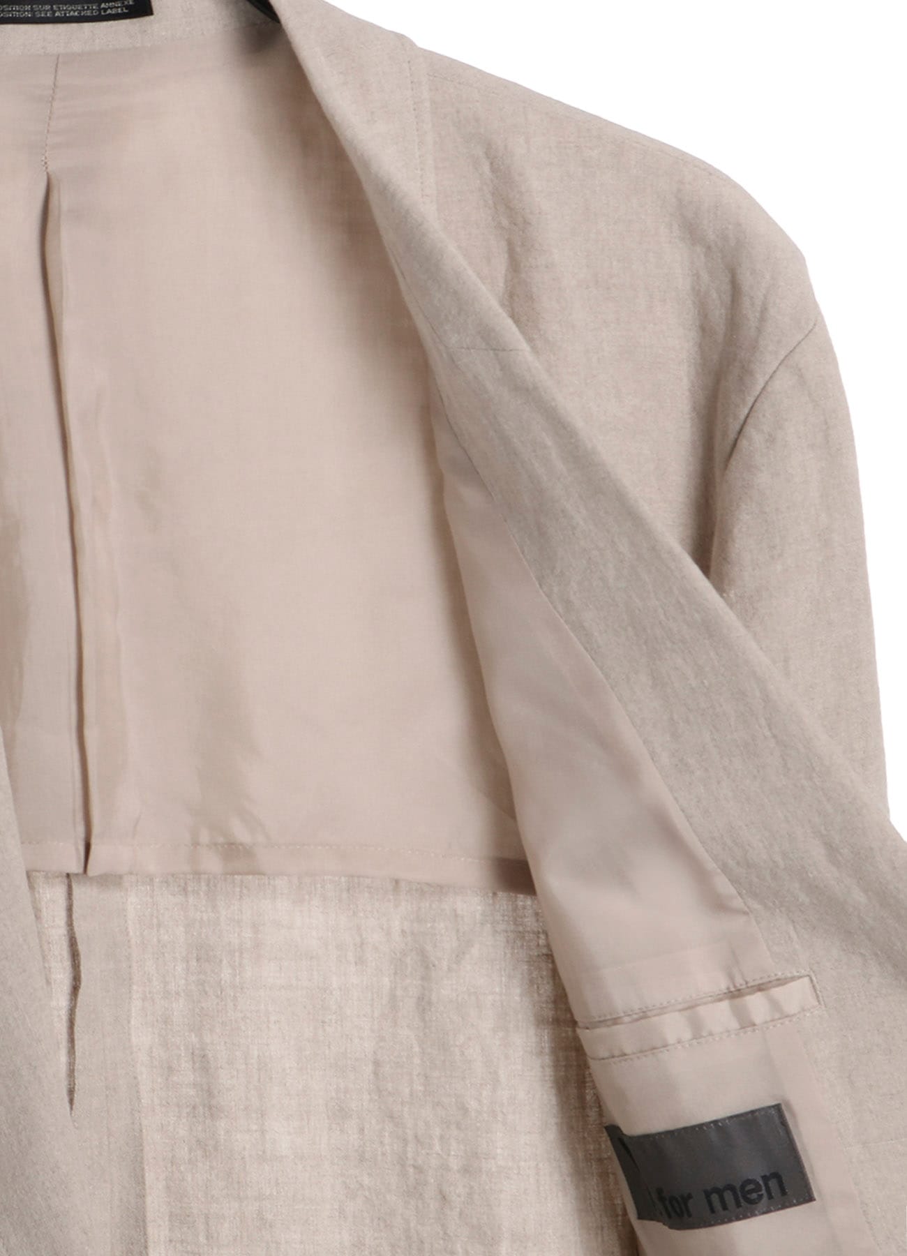 40 LINEN 2-BUTTONS JACKET