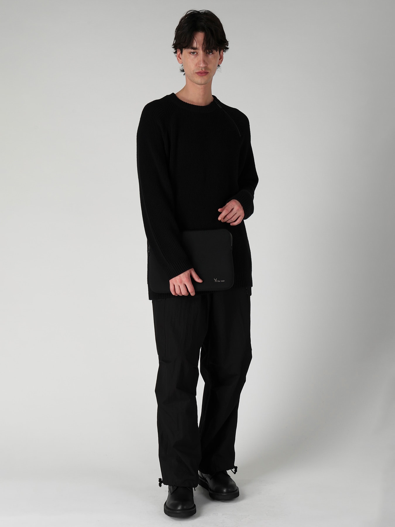 13-INCH WOOL GABARDINE LAPTOP CASE