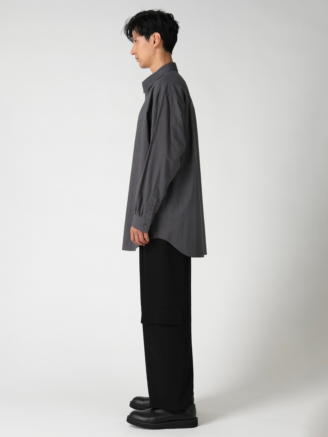 60 WRINKLE LAWN REGULAR COLLAR SHIRT