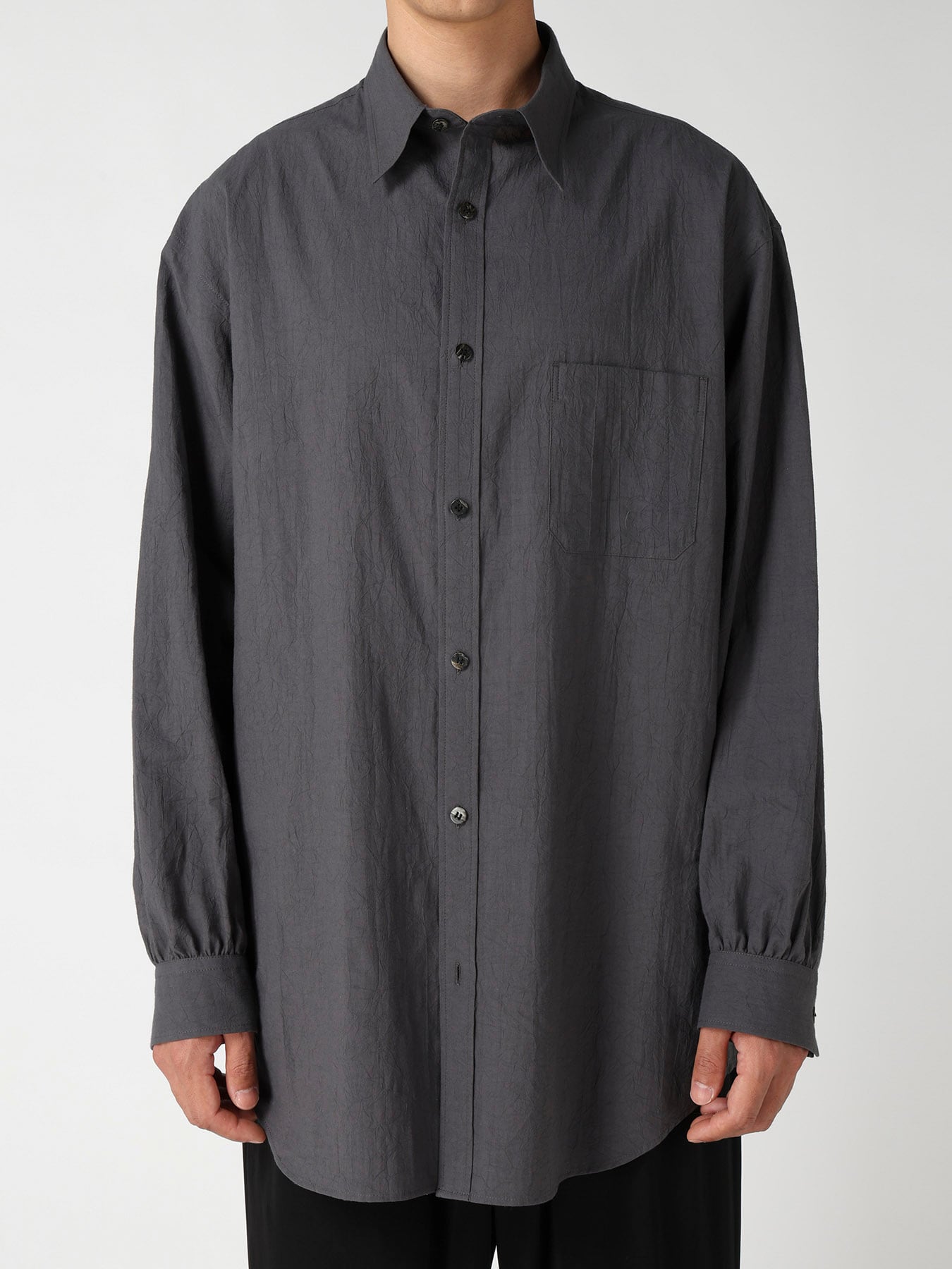 60 WRINKLE LAWN REGULAR COLLAR SHIRT