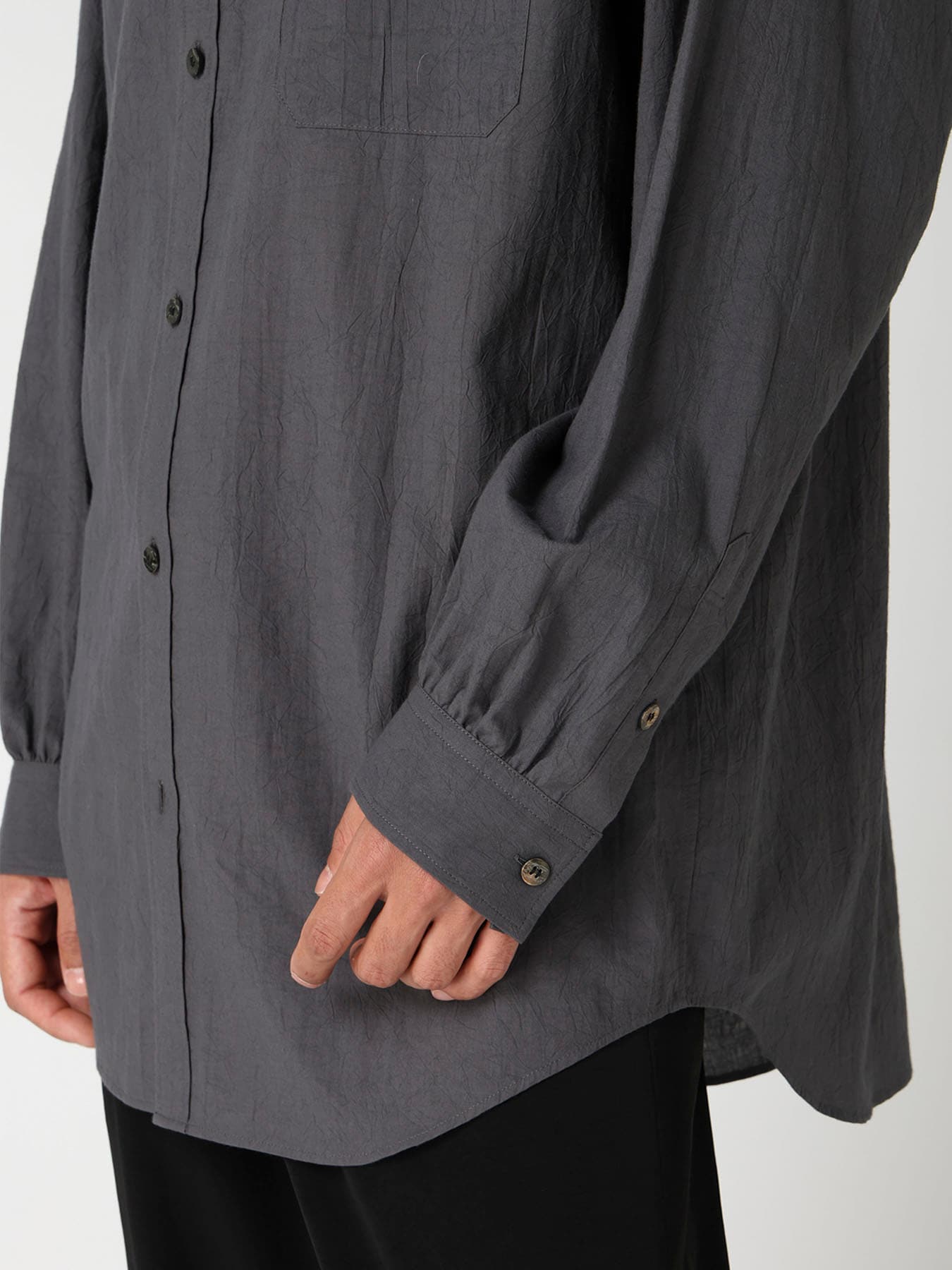 60 WRINKLE LAWN REGULAR COLLAR SHIRT