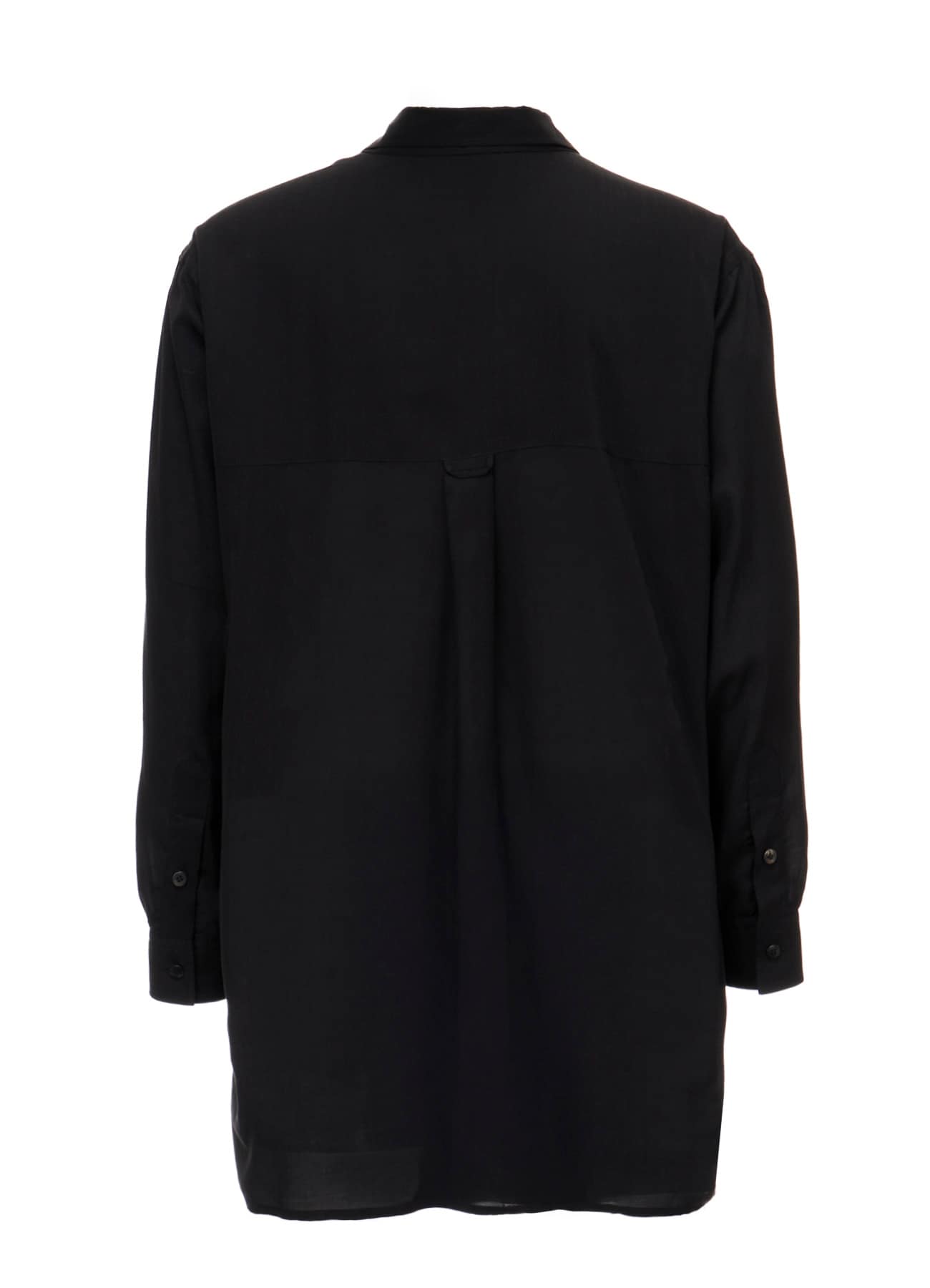 CELLULOSE LAWN DOUBLE COLLAR SHIRT