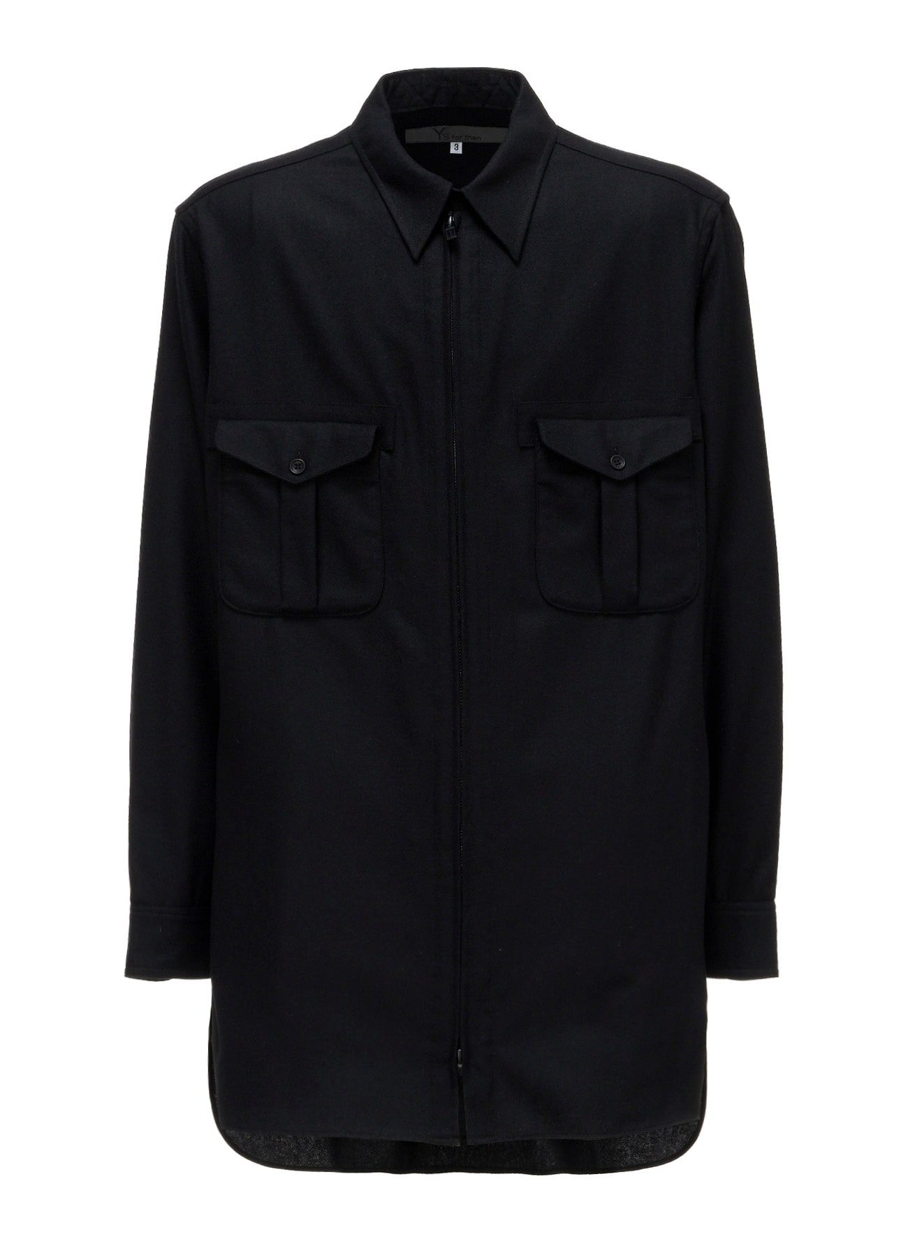 FRONT ZIP BLOUSE