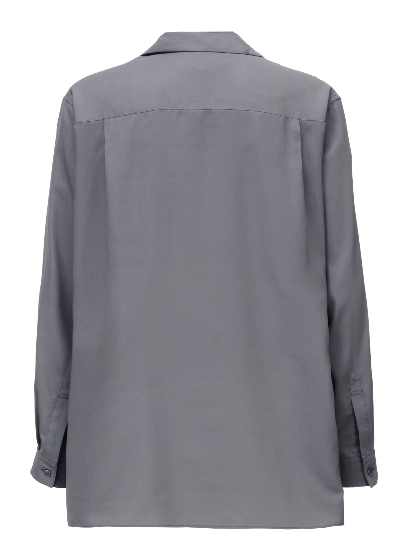 OPEN-COLLAR FLAP POCKET SHIRT