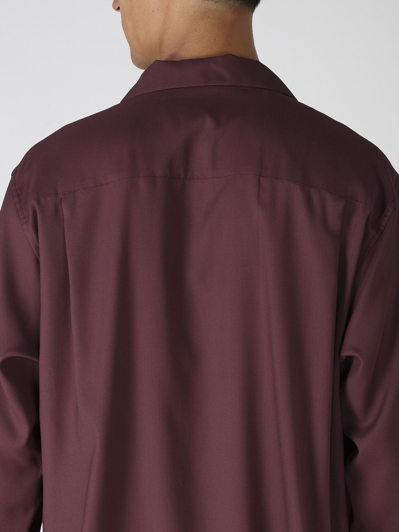 OPEN-COLLAR FLAP POCKET SHIRT