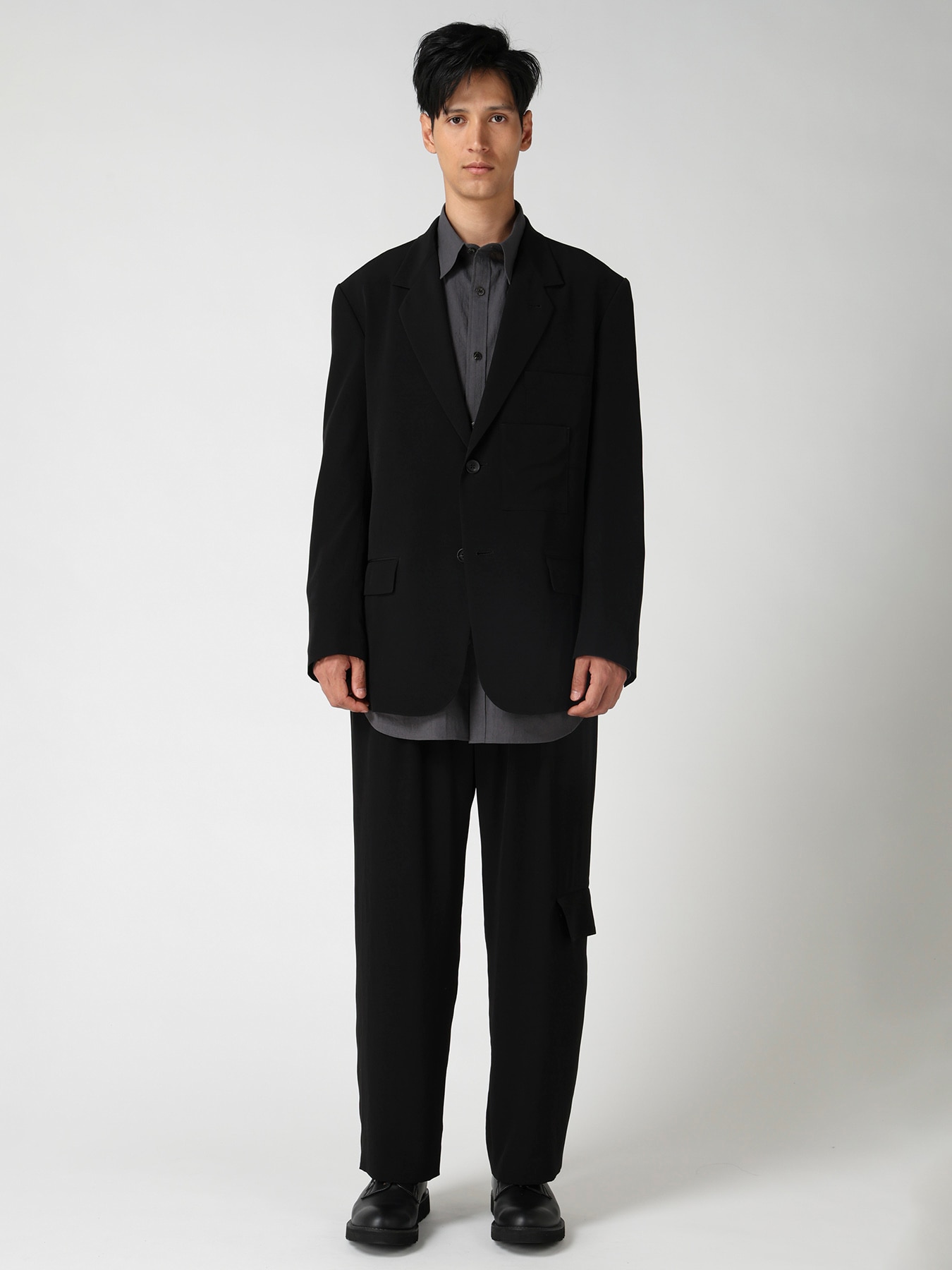 TA TUXEDO LAYERED-POCKET JACKET