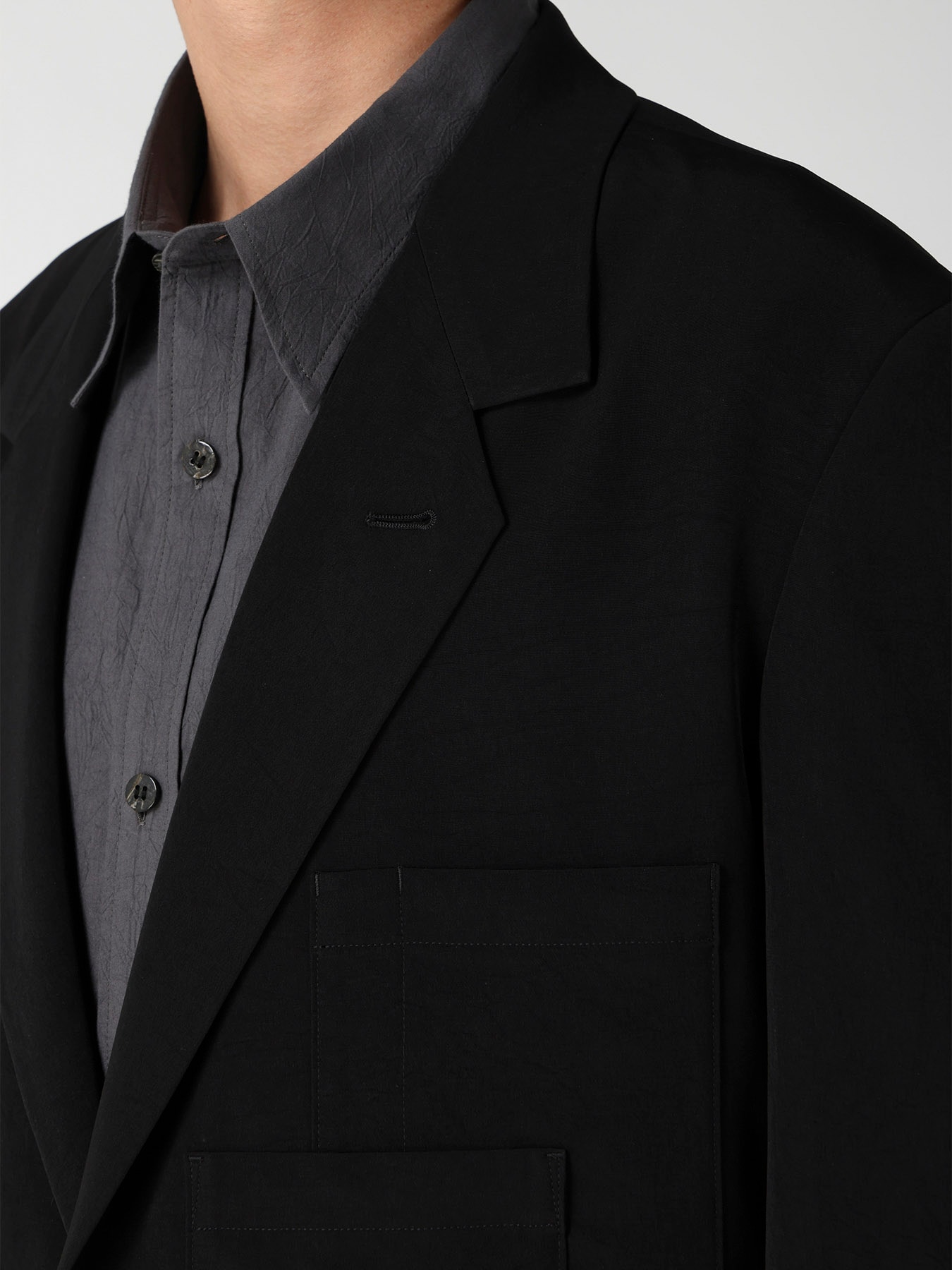 TA TUXEDO LAYERED-POCKET JACKET