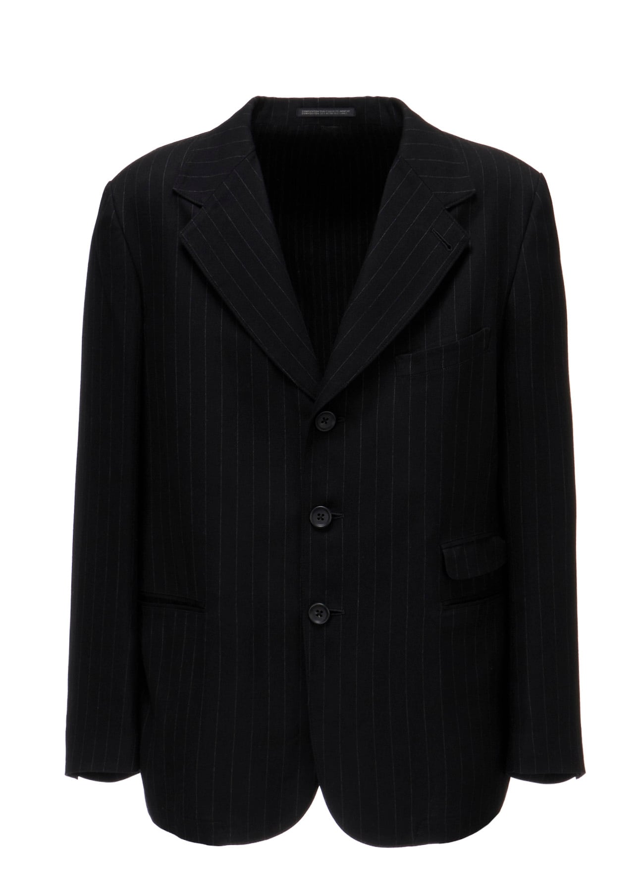 STRIPED 3-BUTTON JACKET