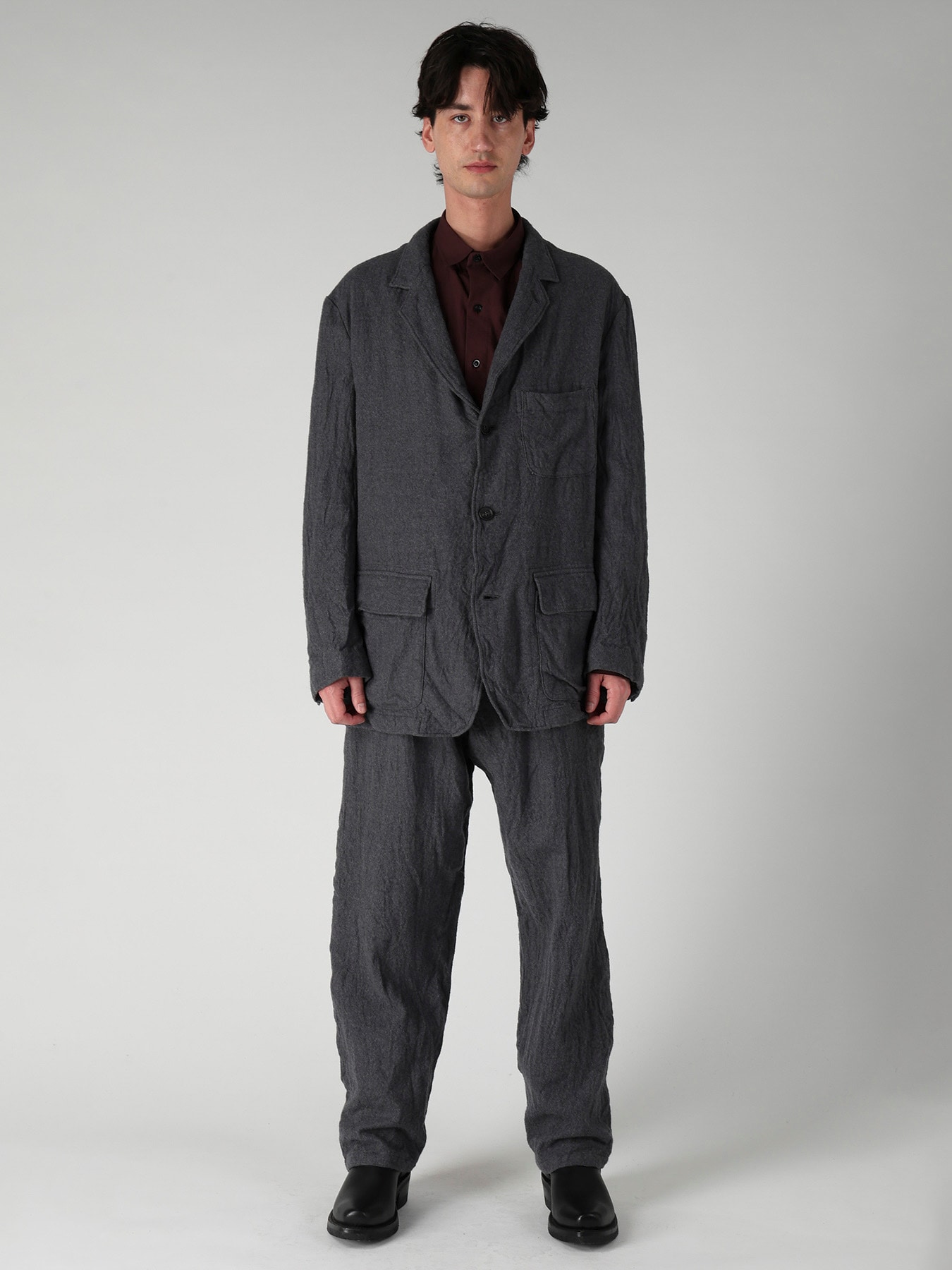 【Y's for men × MASSES】 MA/ SHRINK 4 BUTTONS JACKET