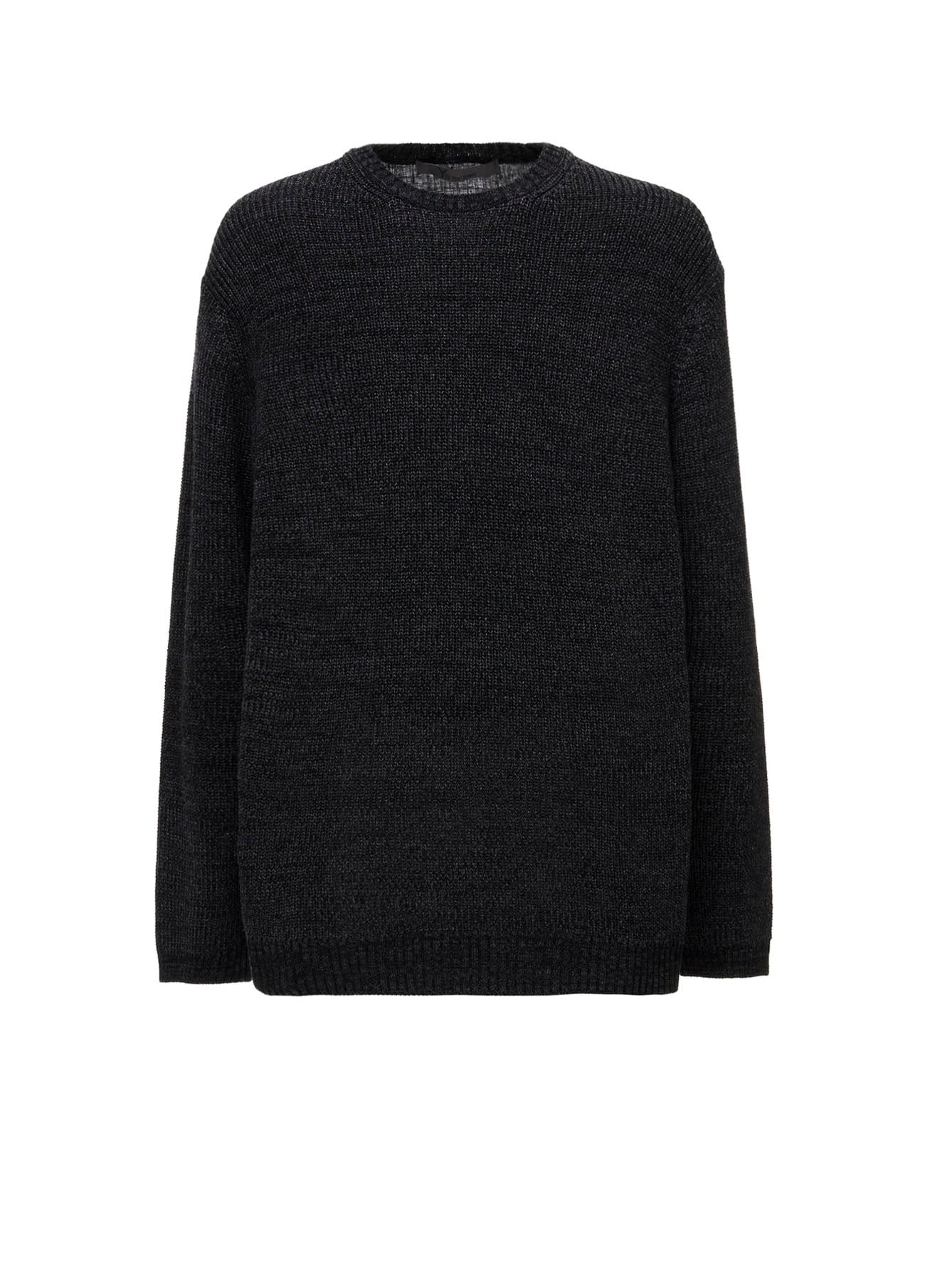 YFM LOGO ROUND NECK KNIT PO
