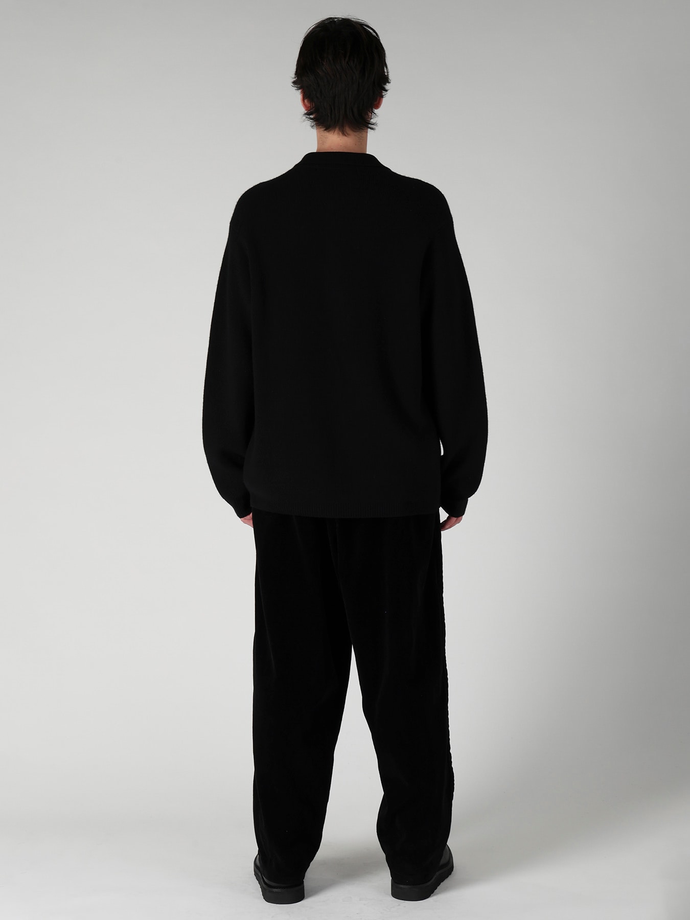 LONG SLEEVE KNIT POLO