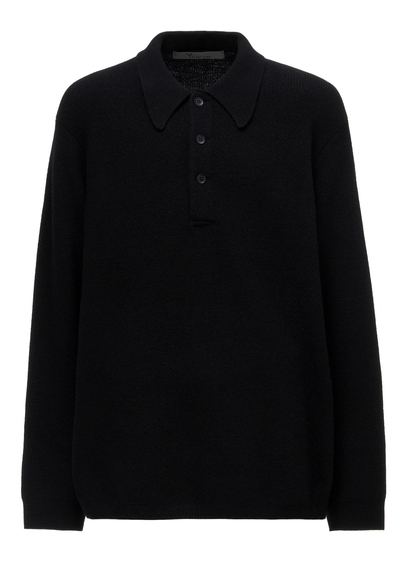 LONG SLEEVE KNIT POLO