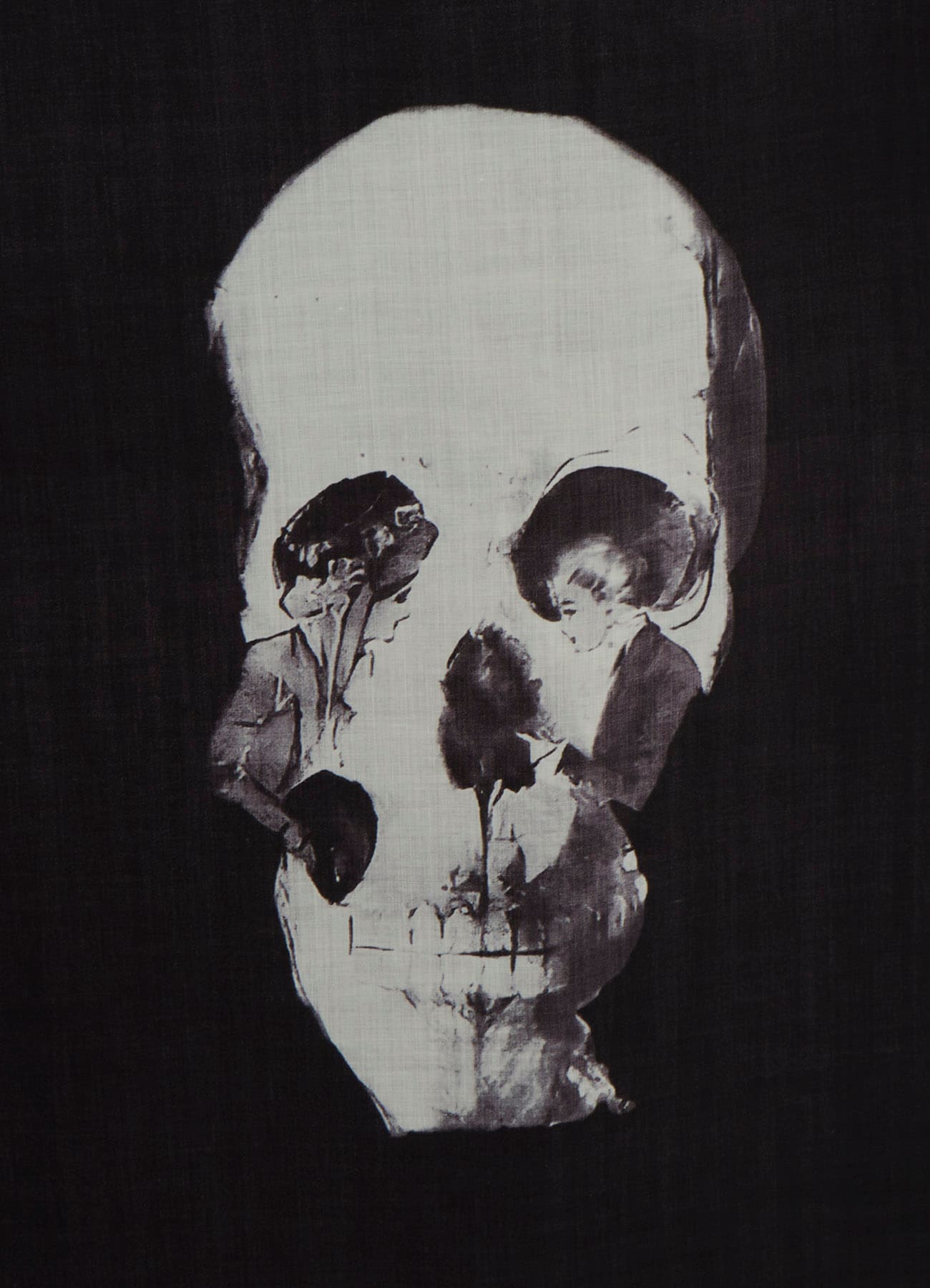 SKULL PRINT STOLE TYPE1