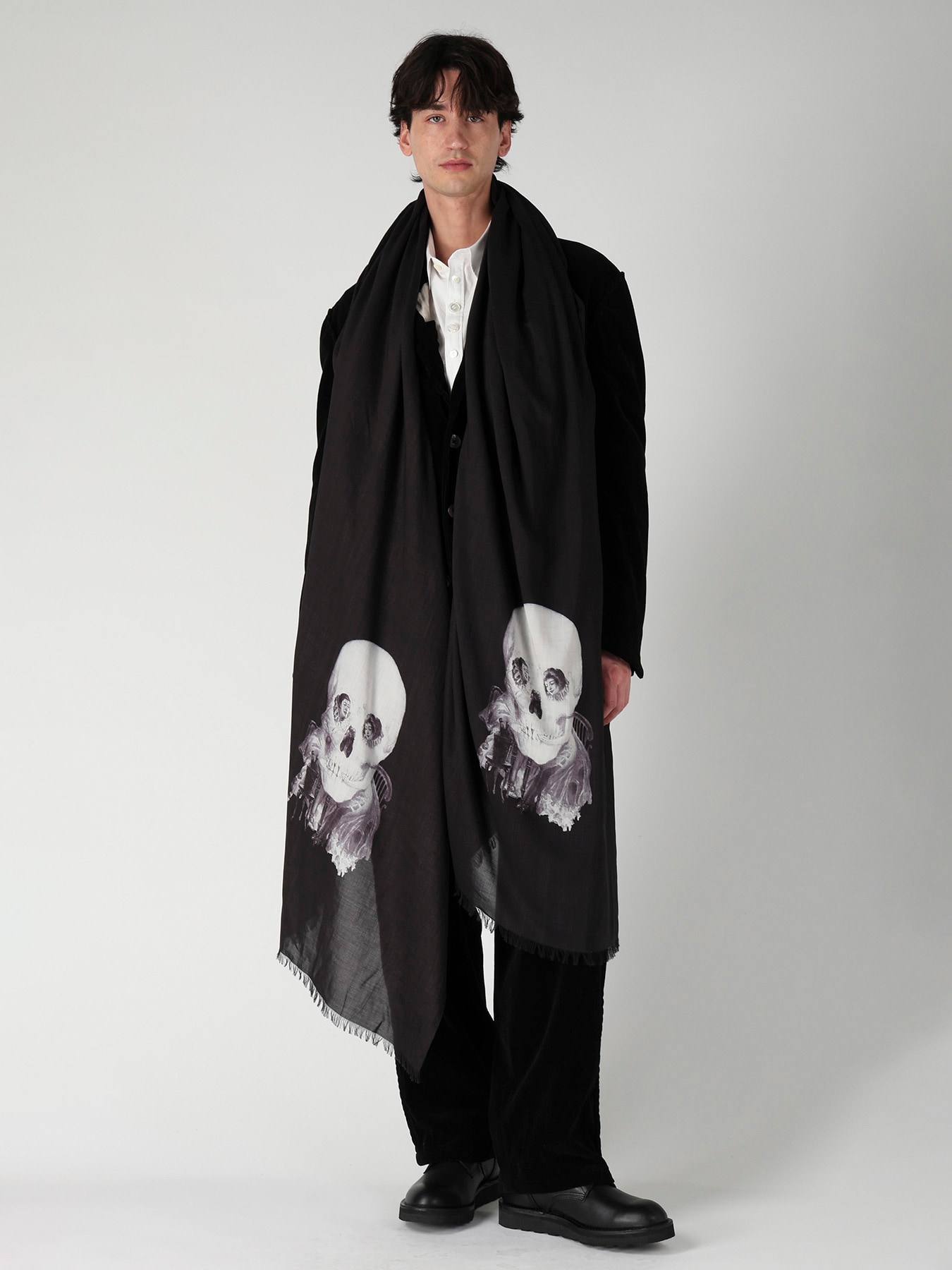 SKULL PRINT STOLE TYPE2