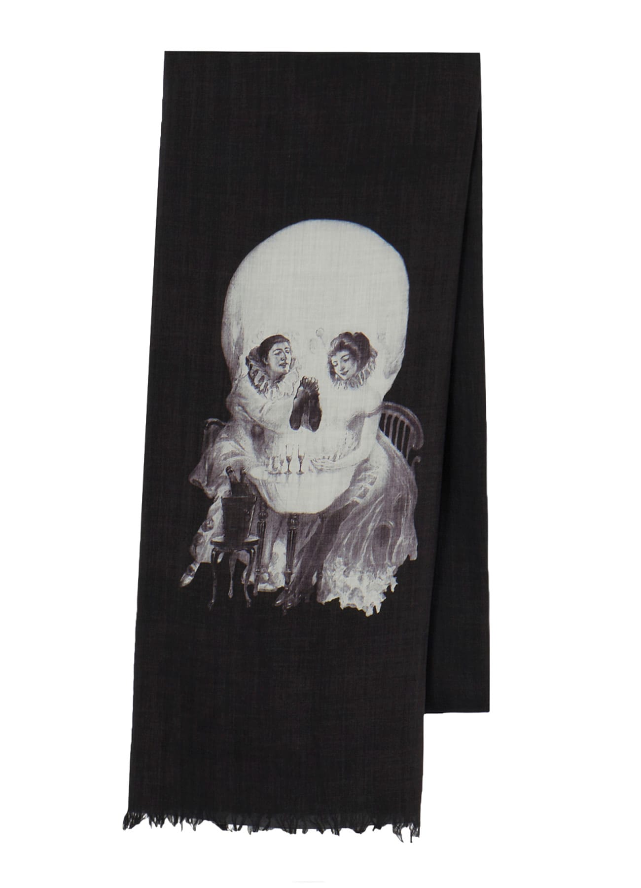 SKULL PRINT STOLE TYPE2