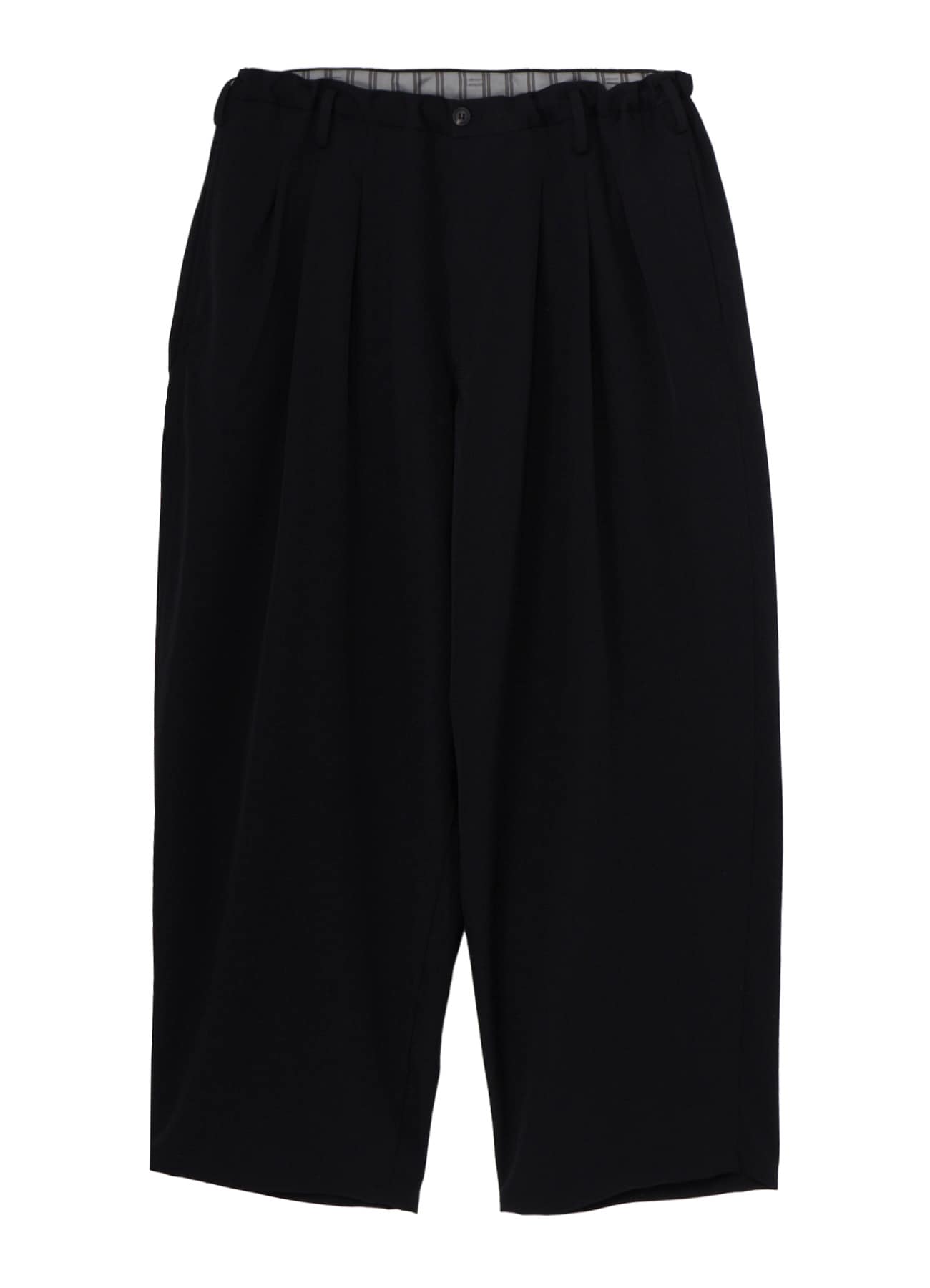 WOOL GABARDINE 12 TUCK PANTS