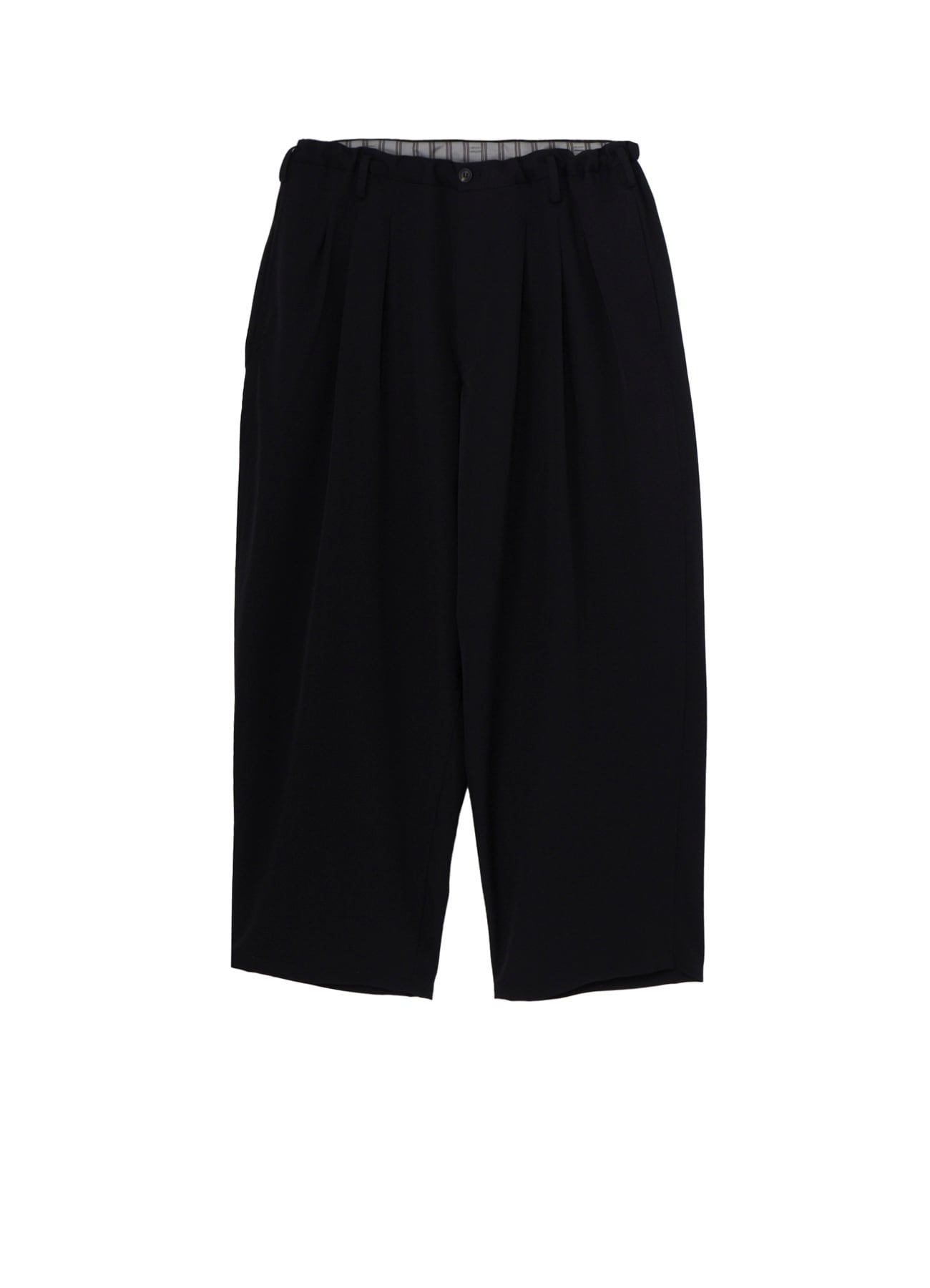 WOOL GABARDINE 12 TUCK PANTS