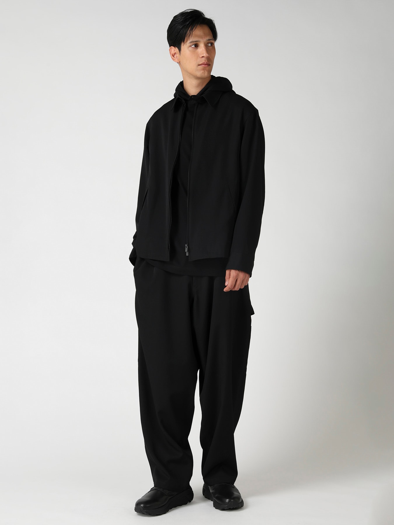WOOL GABARDINE PAINTER PANTS