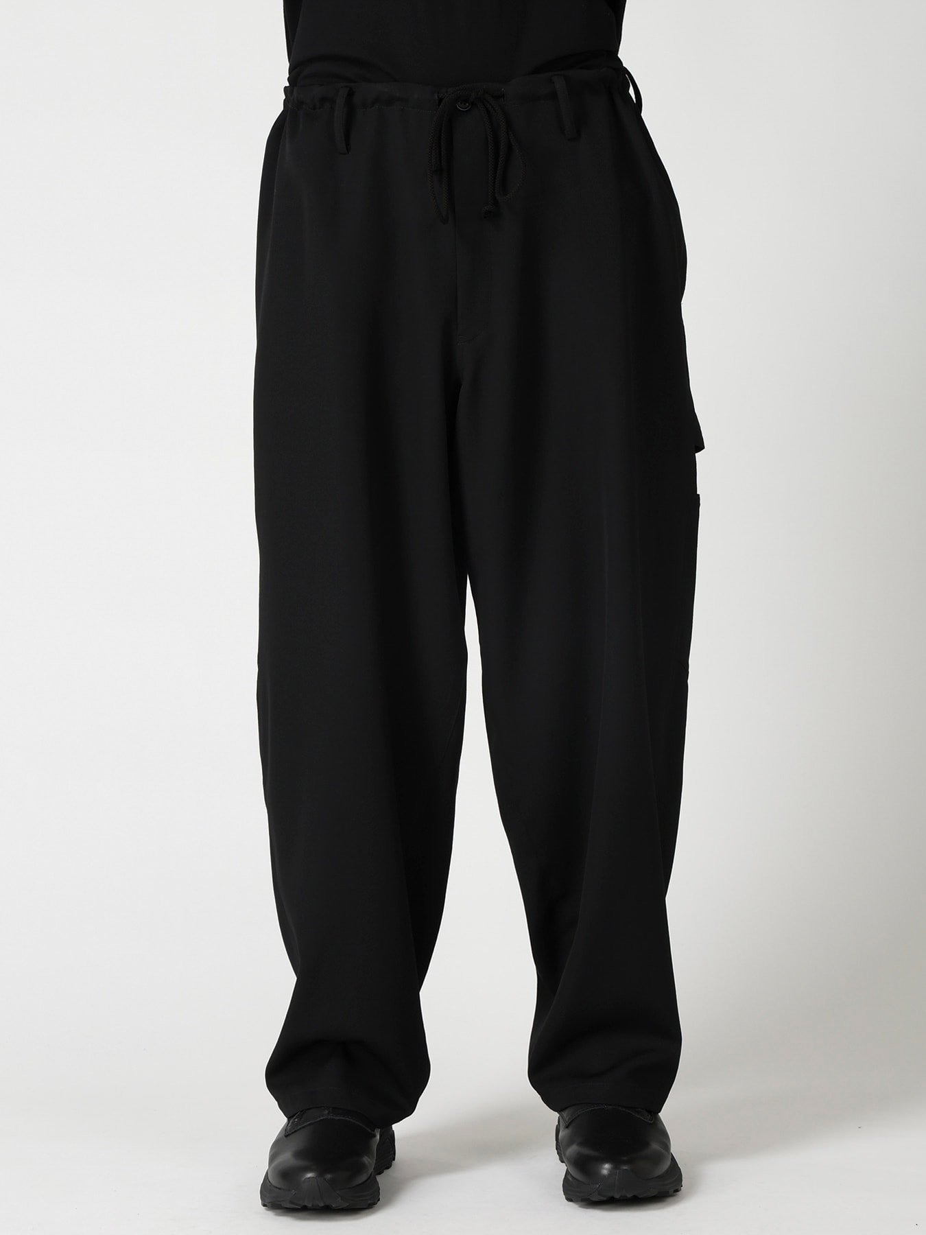 WOOL GABARDINE PAINTER PANTS